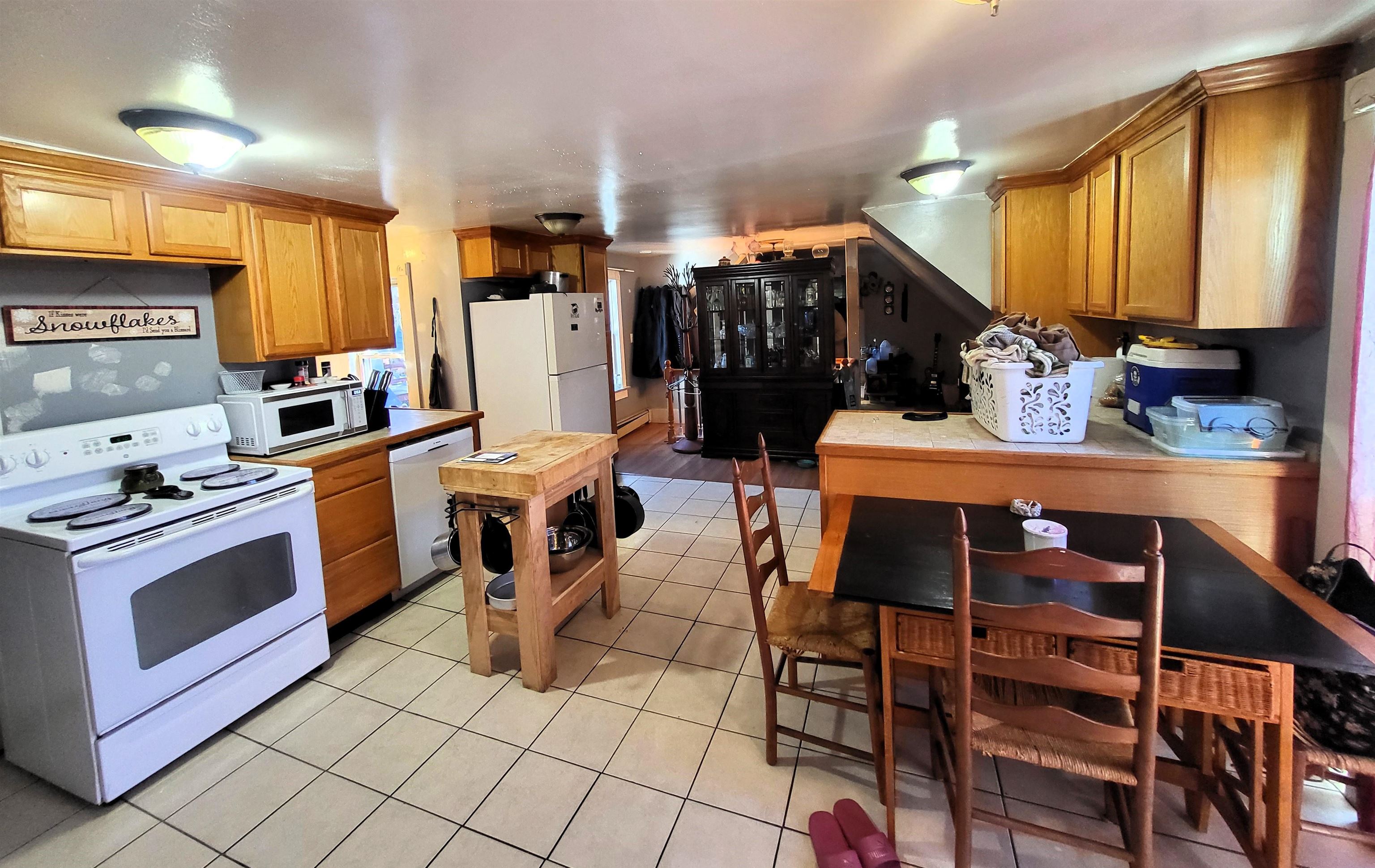2nd floor back apartment kitchen.