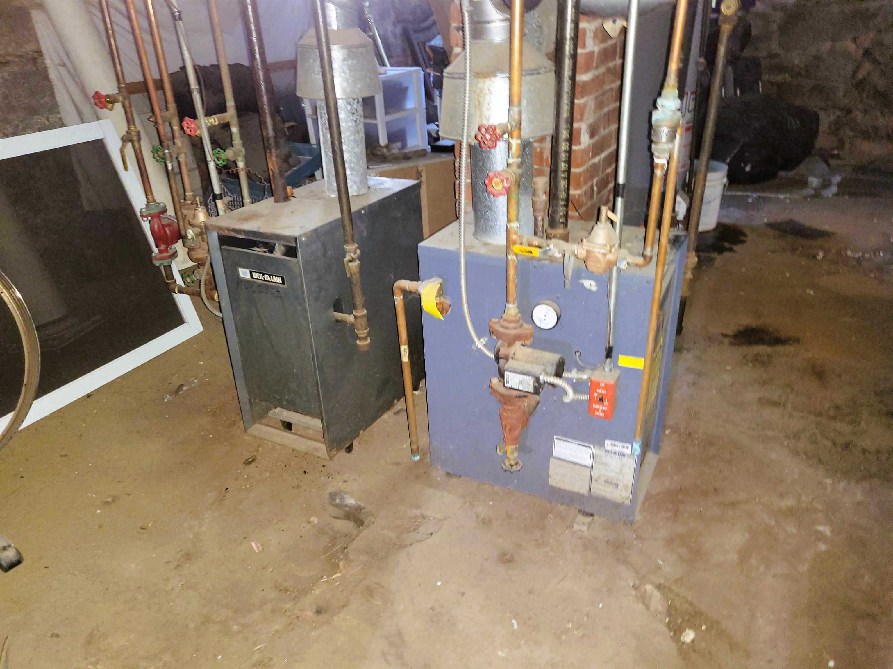 2 separate gas heating units.