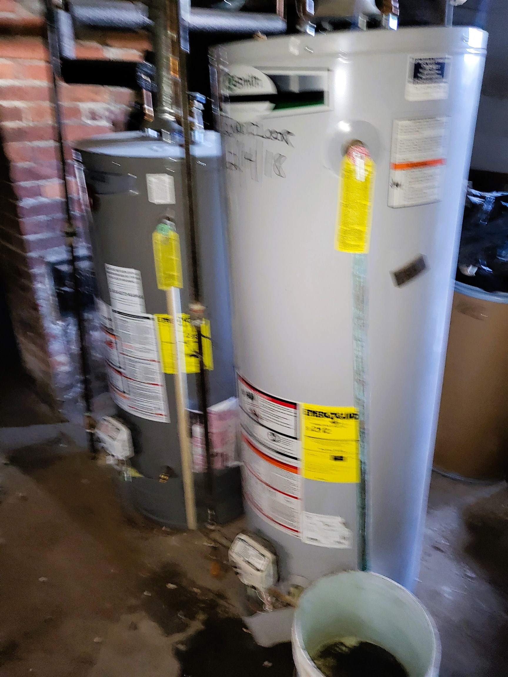 2 separate water heaters.