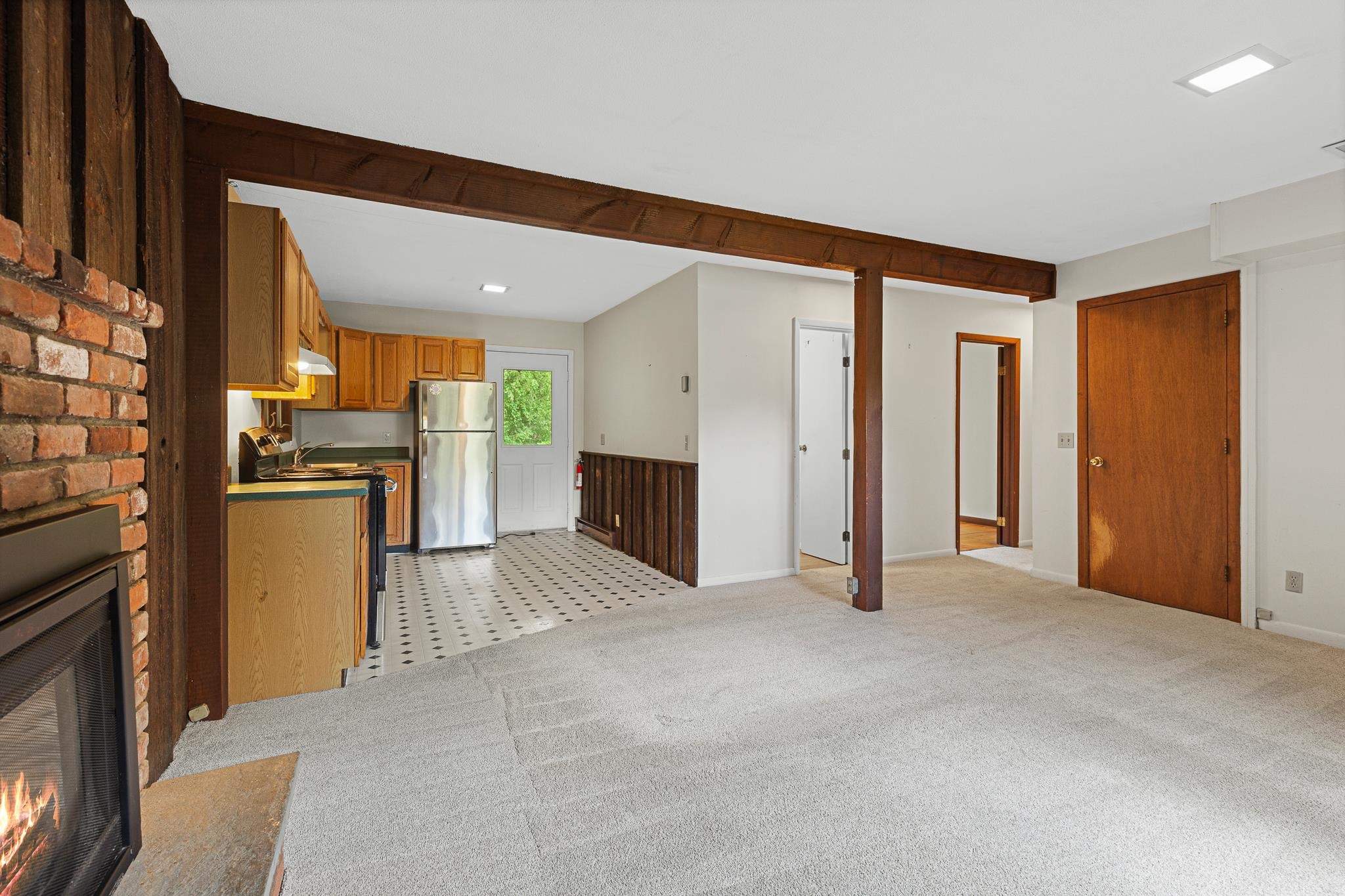 In-law apartment living area
