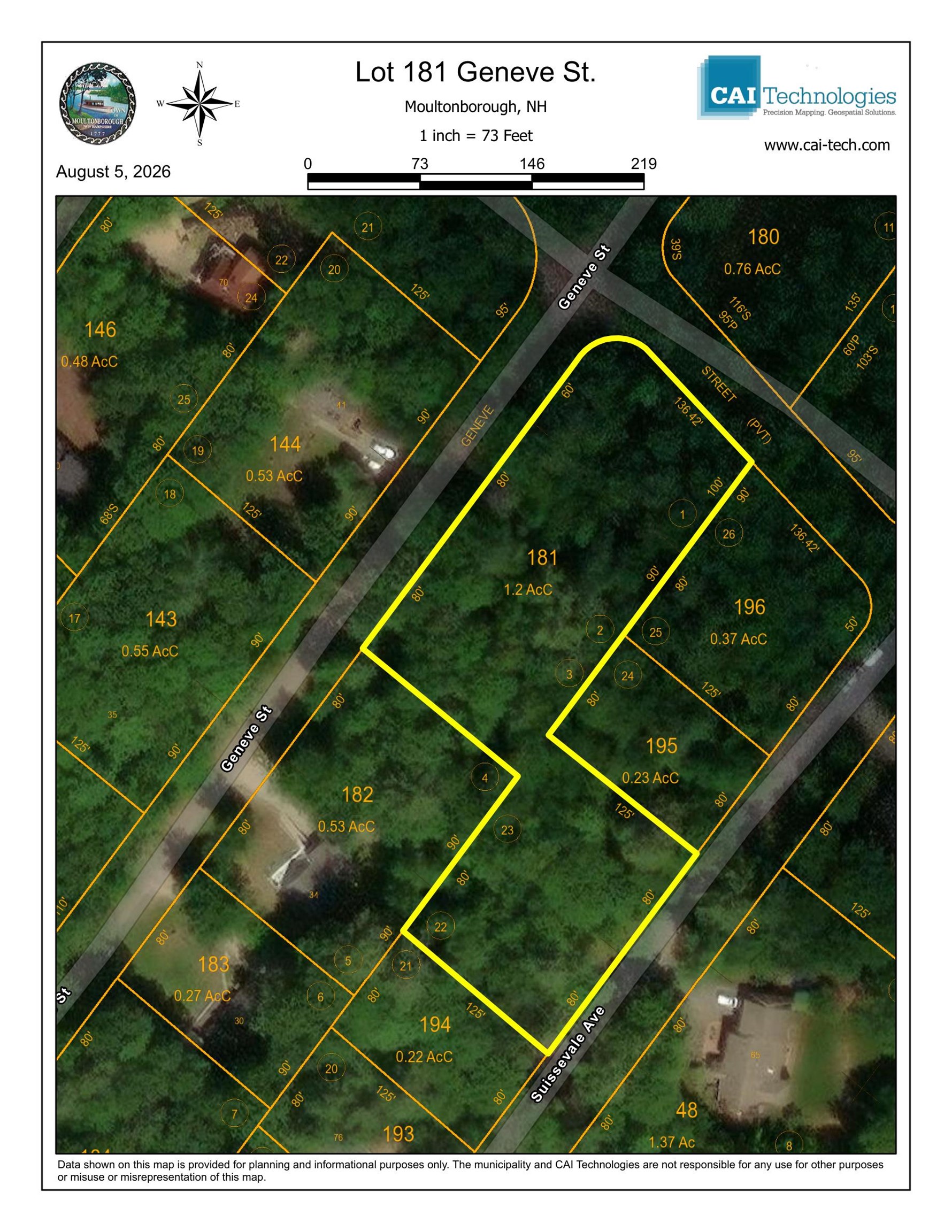 Lot 181 Geneve St, Moultonborough, NH 03254
