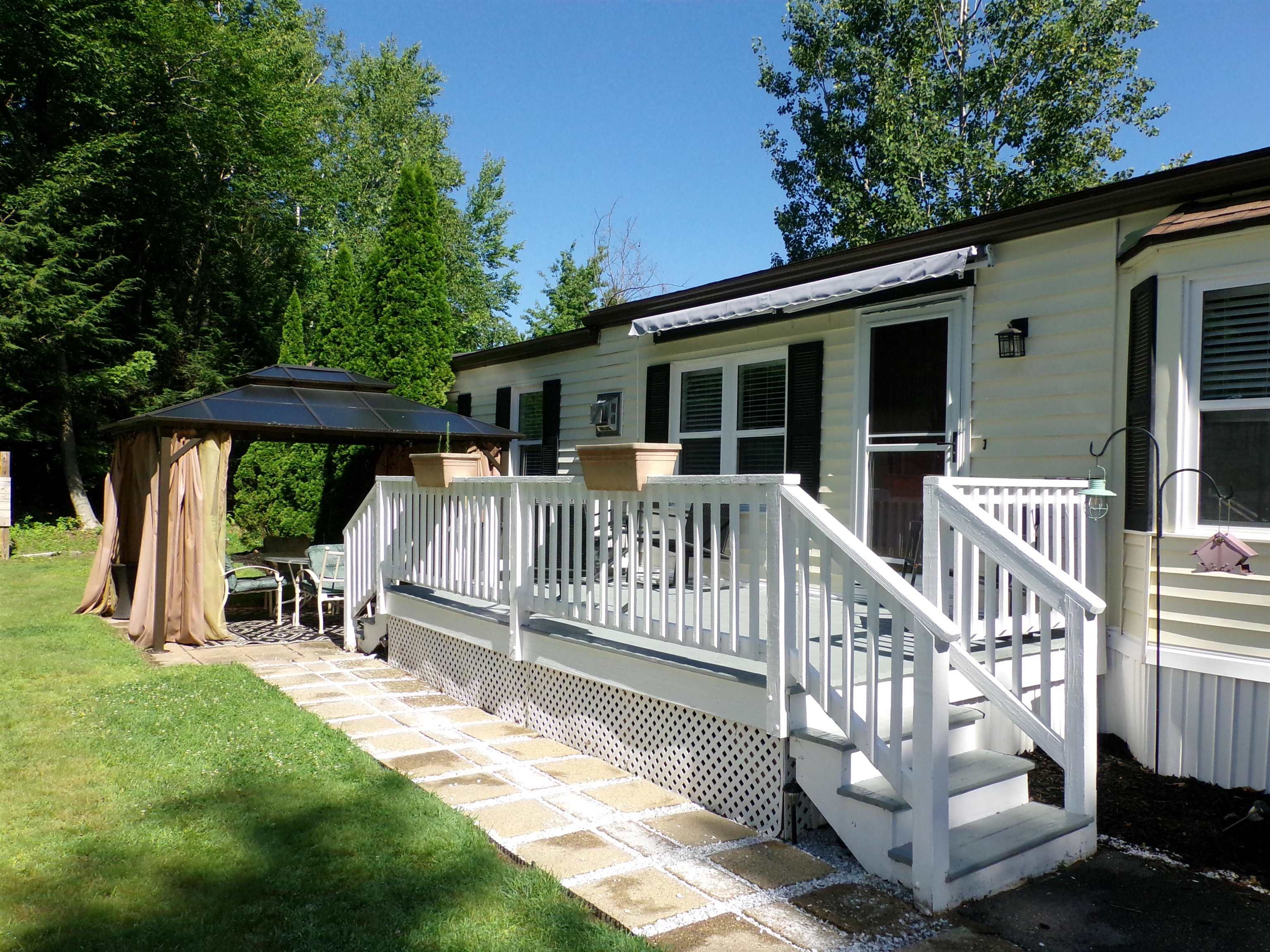 Working awning over deck
