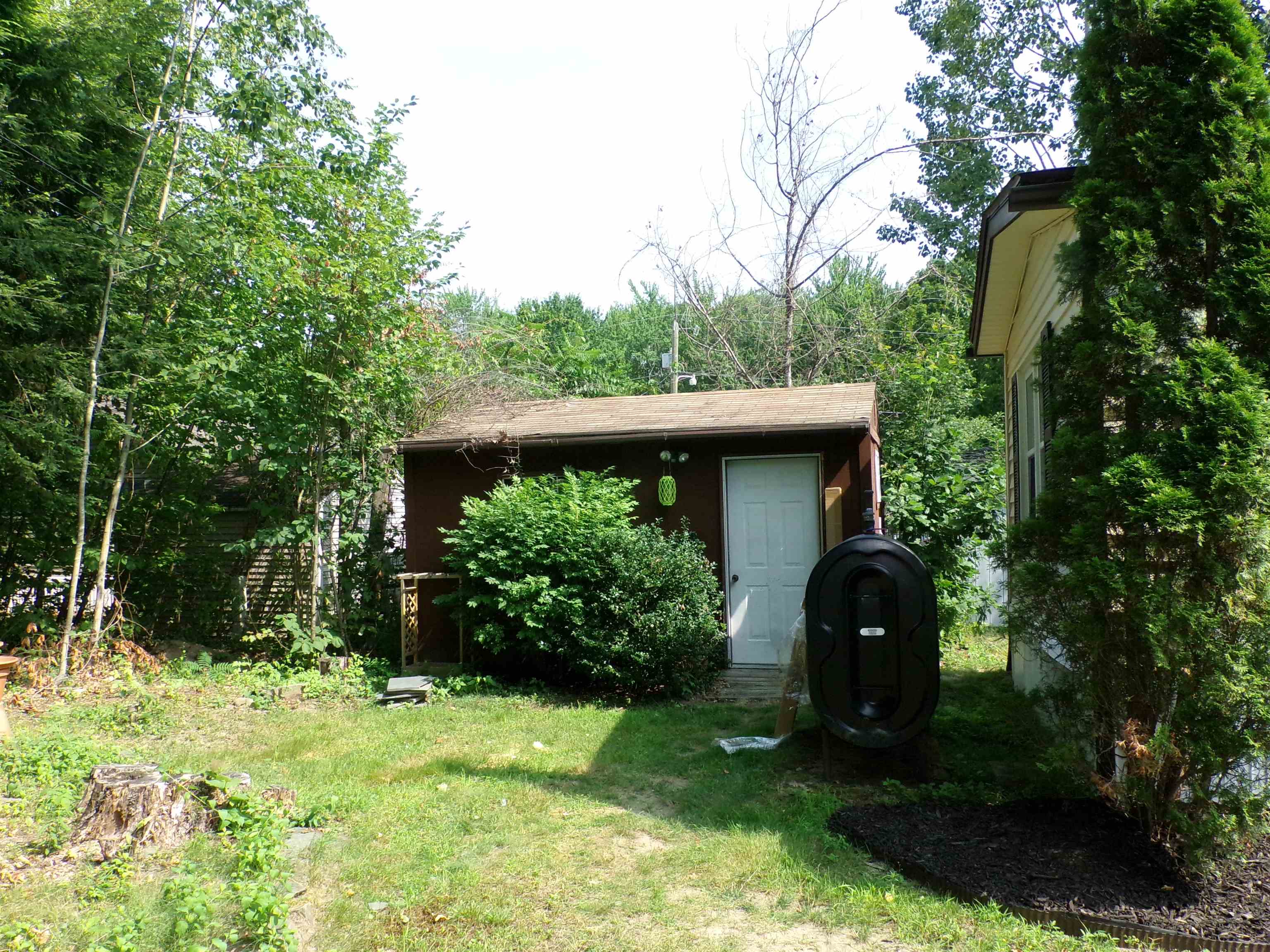Large shed in back