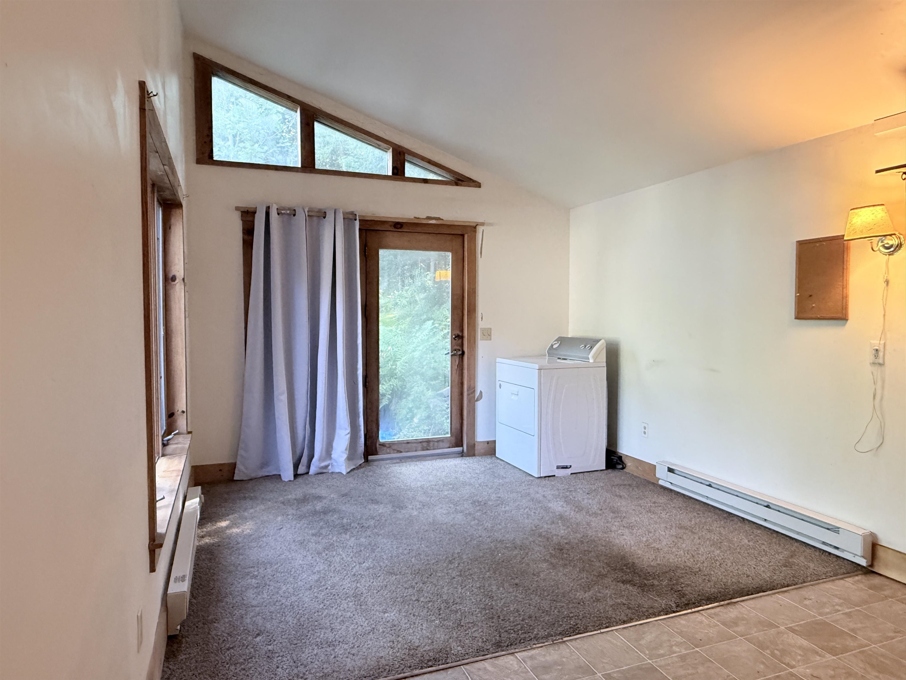 Keep as living space or add a wall for private bedroom 25936677