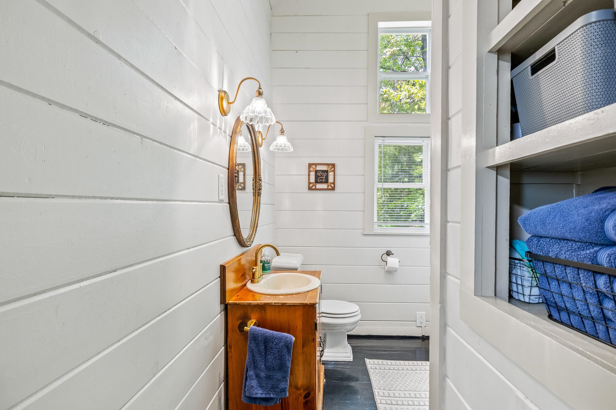 full bath located on the first floor
