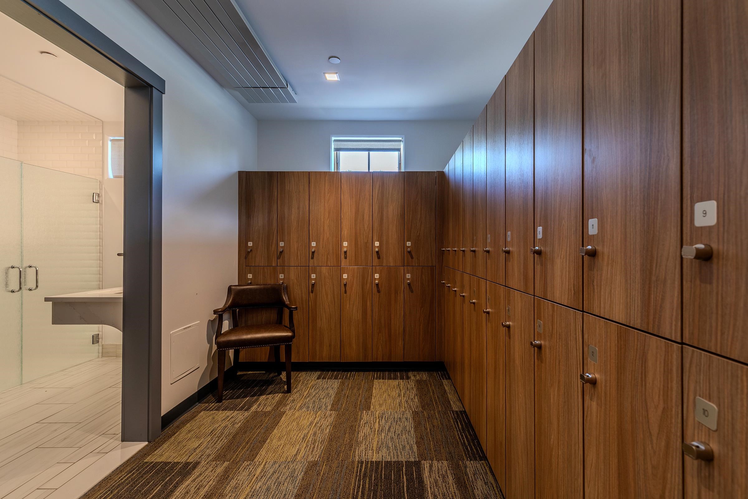 Locker room