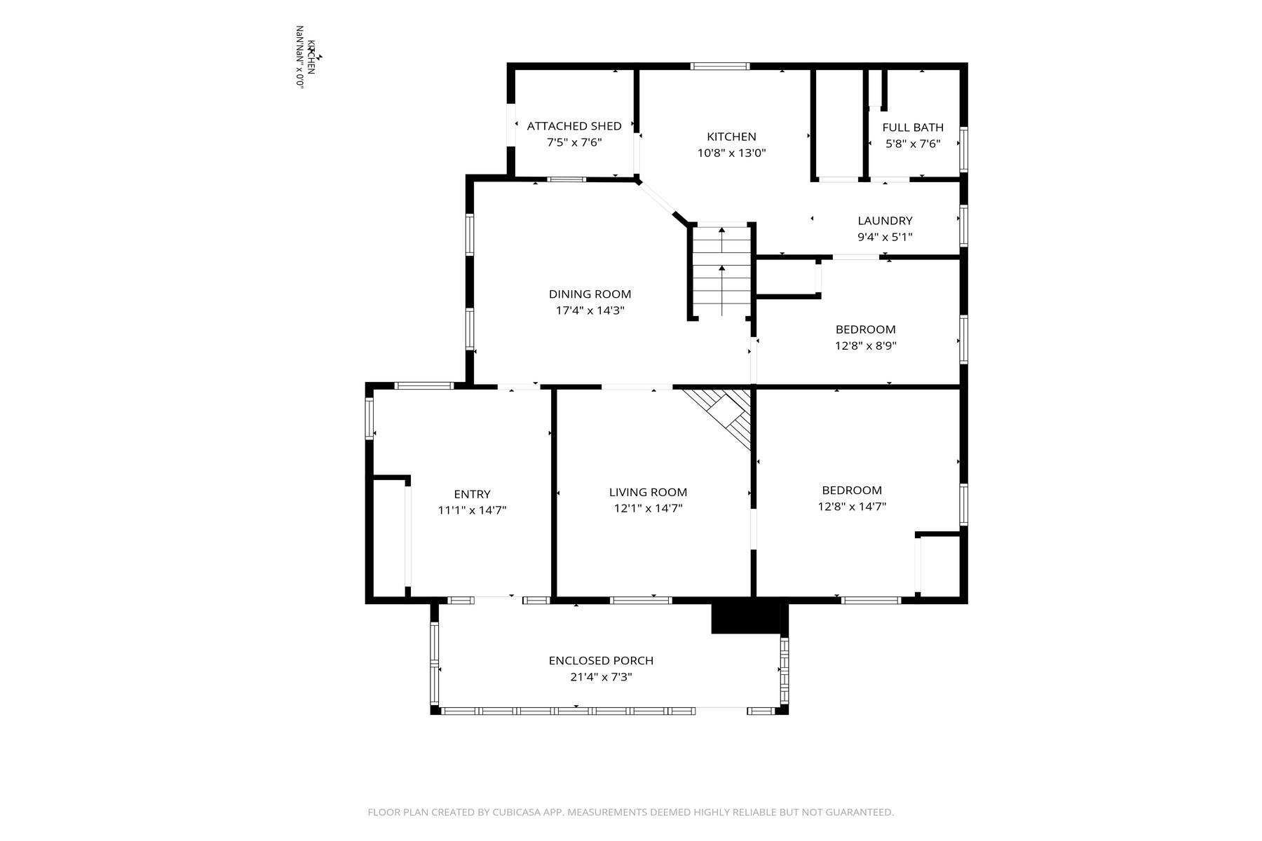 Unit 1 Floor plan.