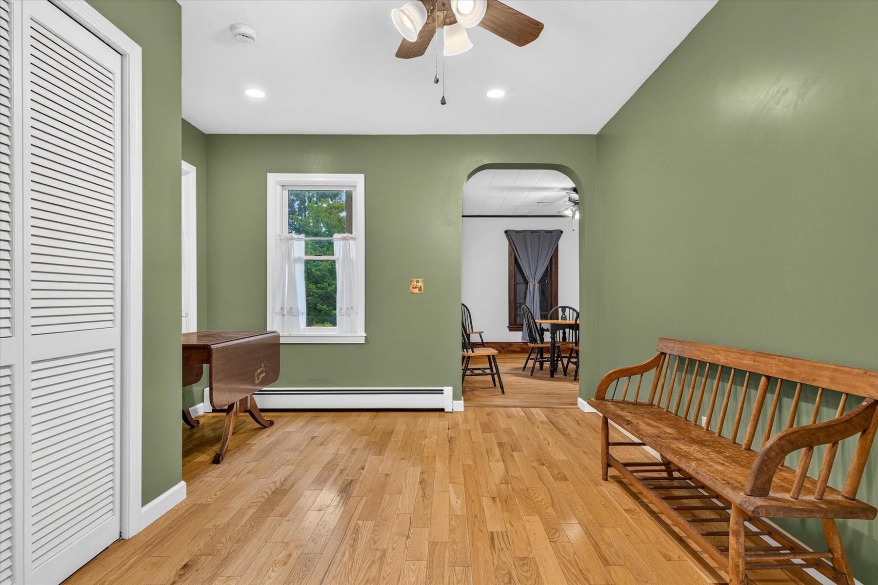 Wood floors.