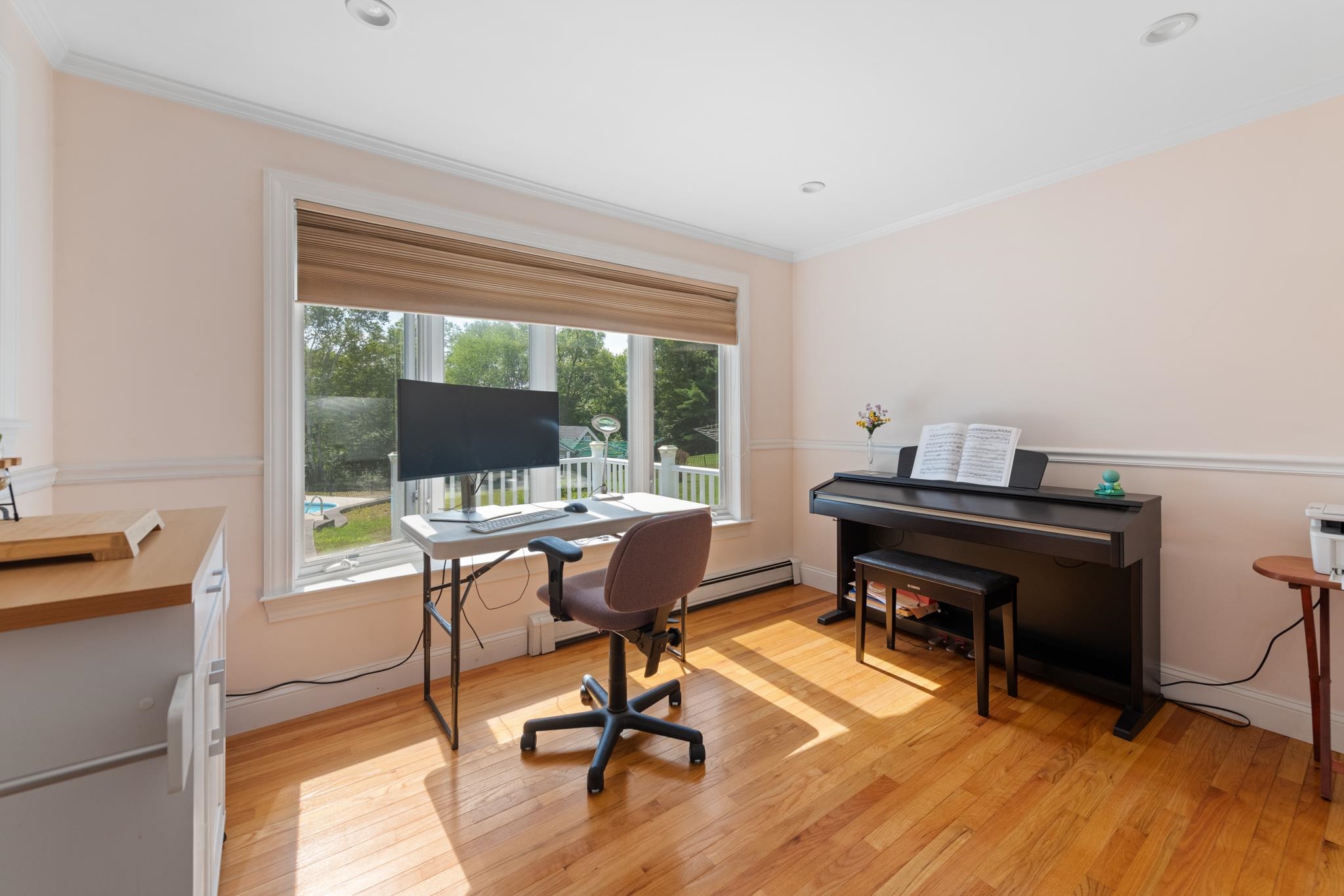 Dining Room/Office overlooking pool