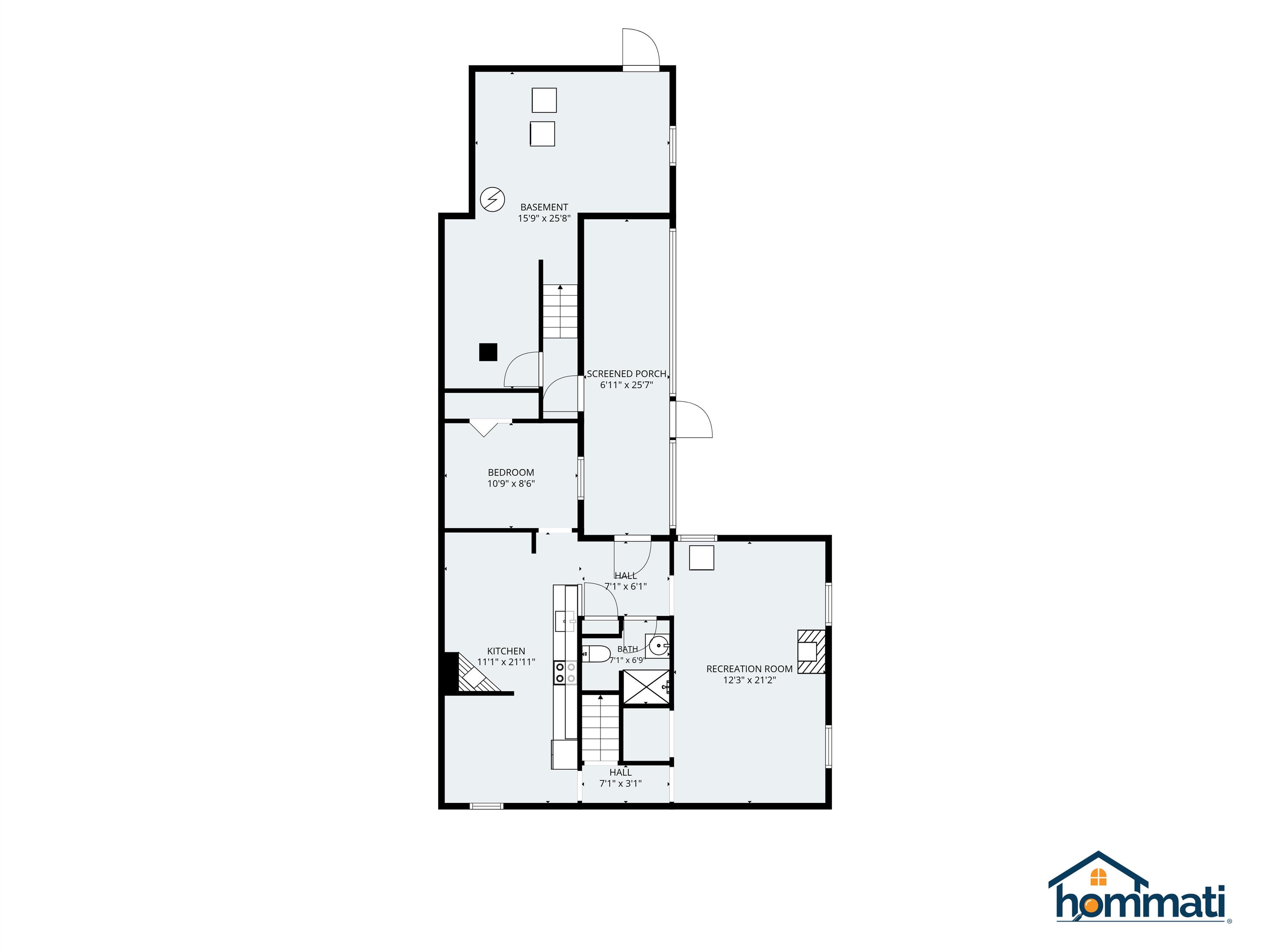 Lower Level with Apt