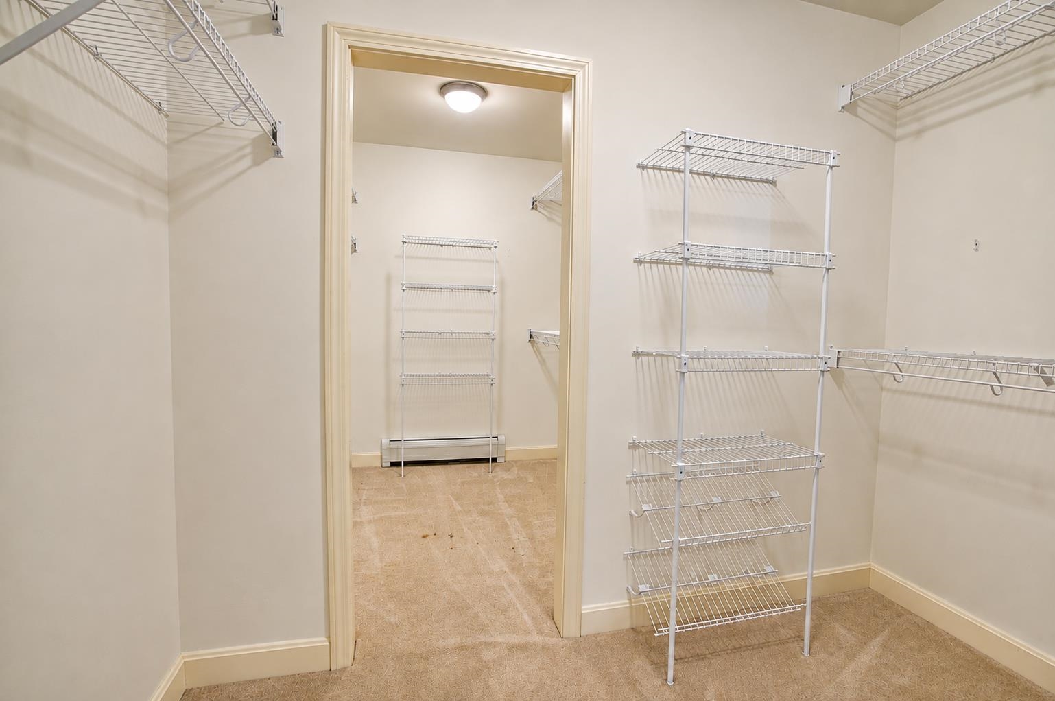 Double Walk In Closet Primary