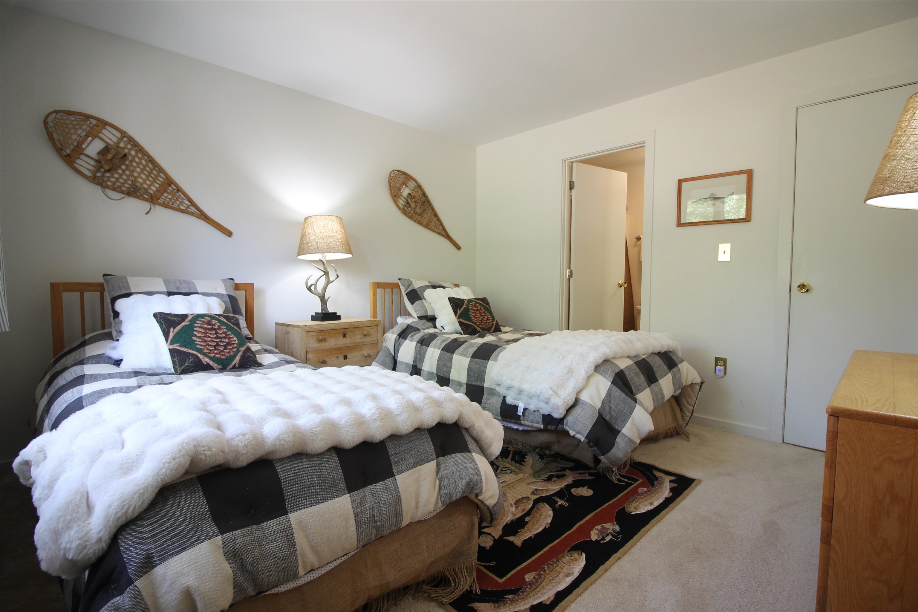 Attached bathroom can make it a bedroom suite