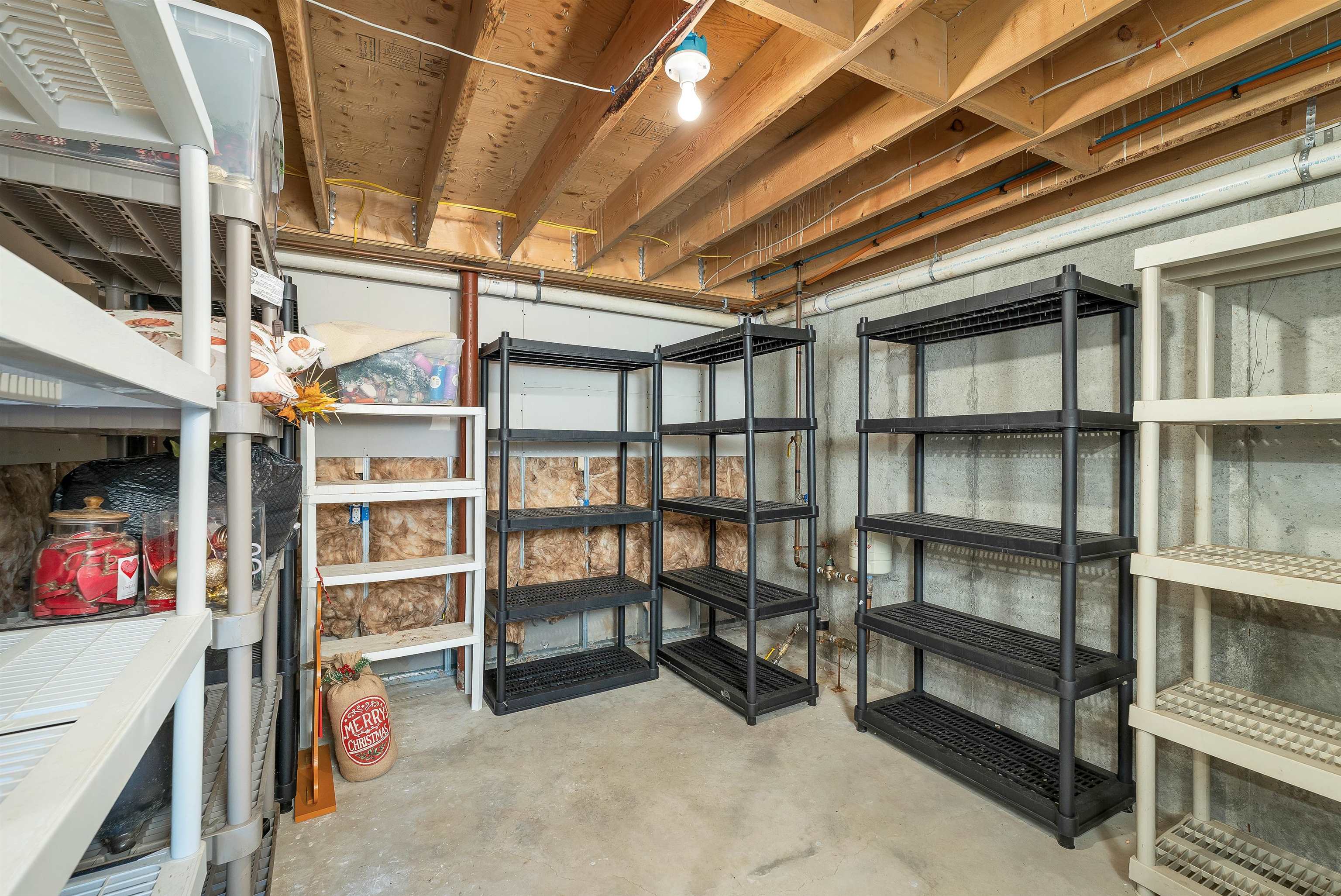storage room in basement