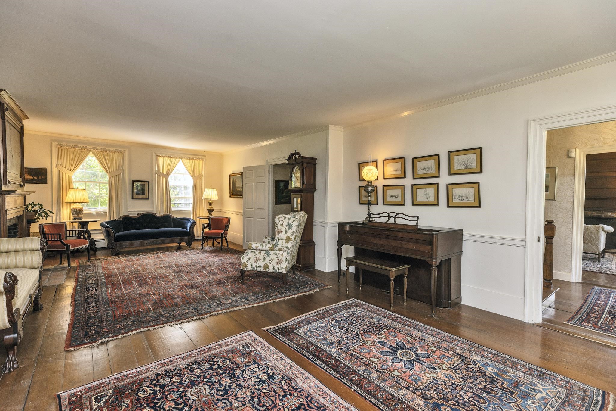 Living room from front entry