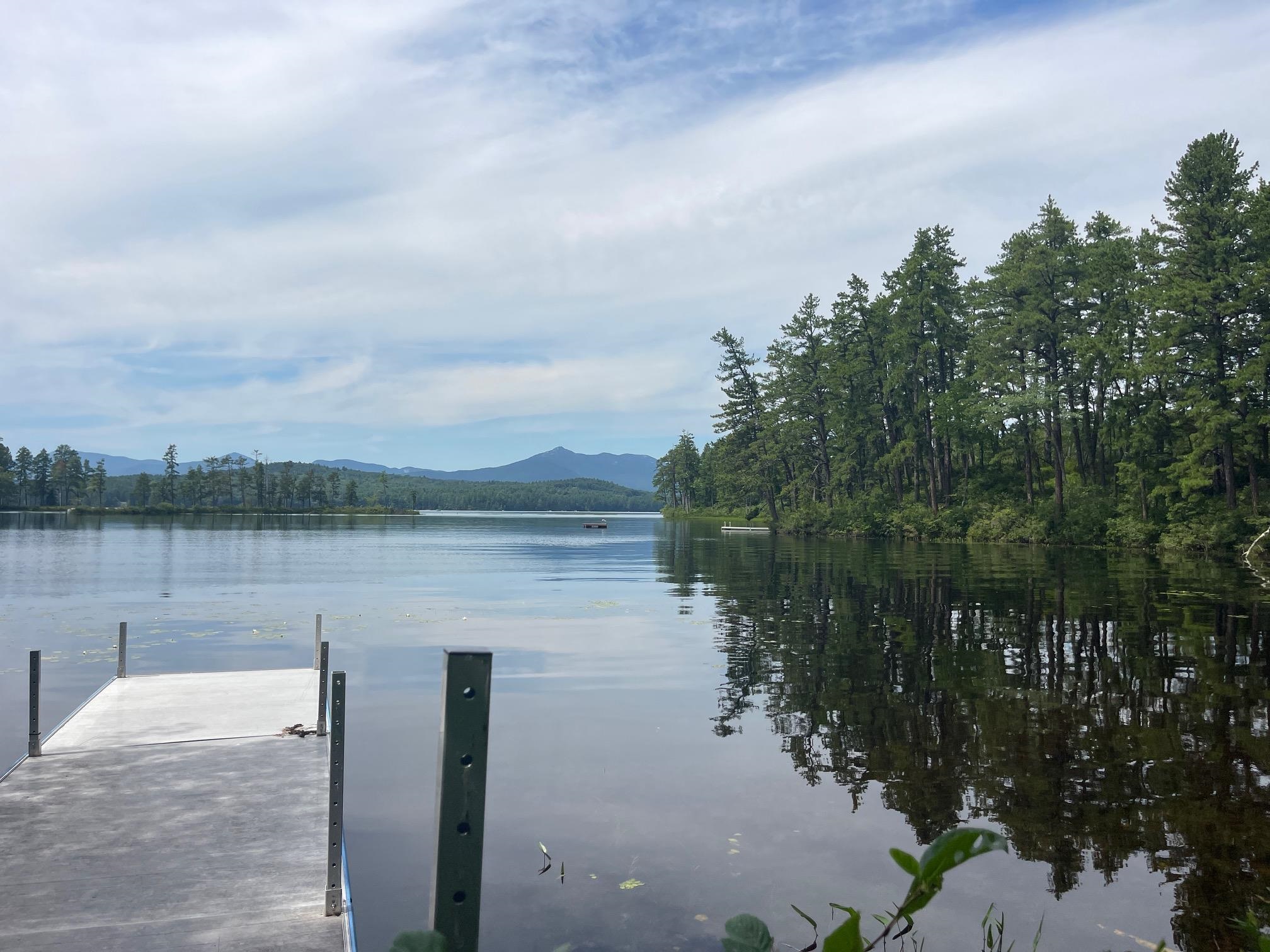 THE DOCK ALLOWS ACCCESS FOR SWIMMING, FISHING AND TO DOCK A BOAT.