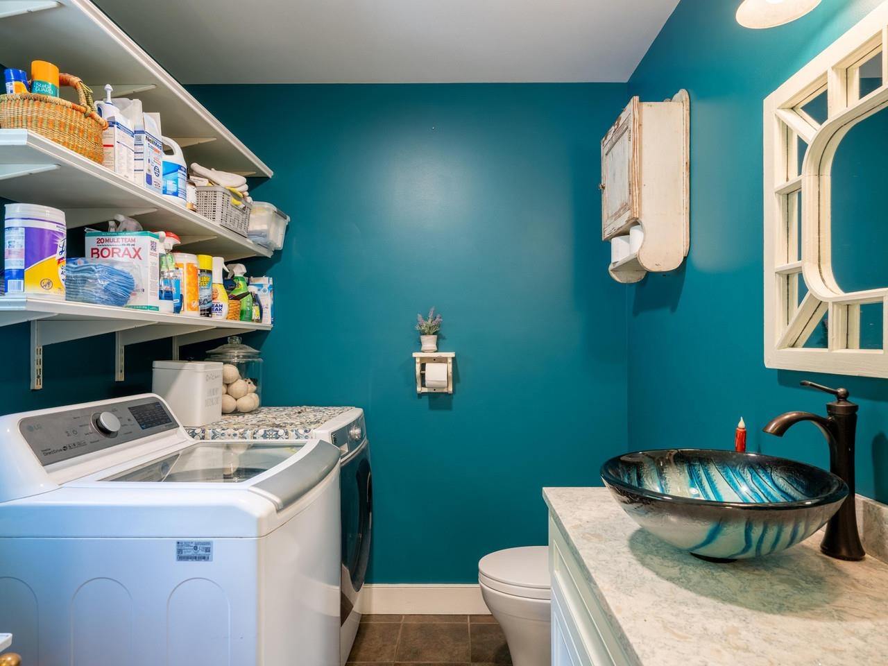 Convenient 1st floor laundry