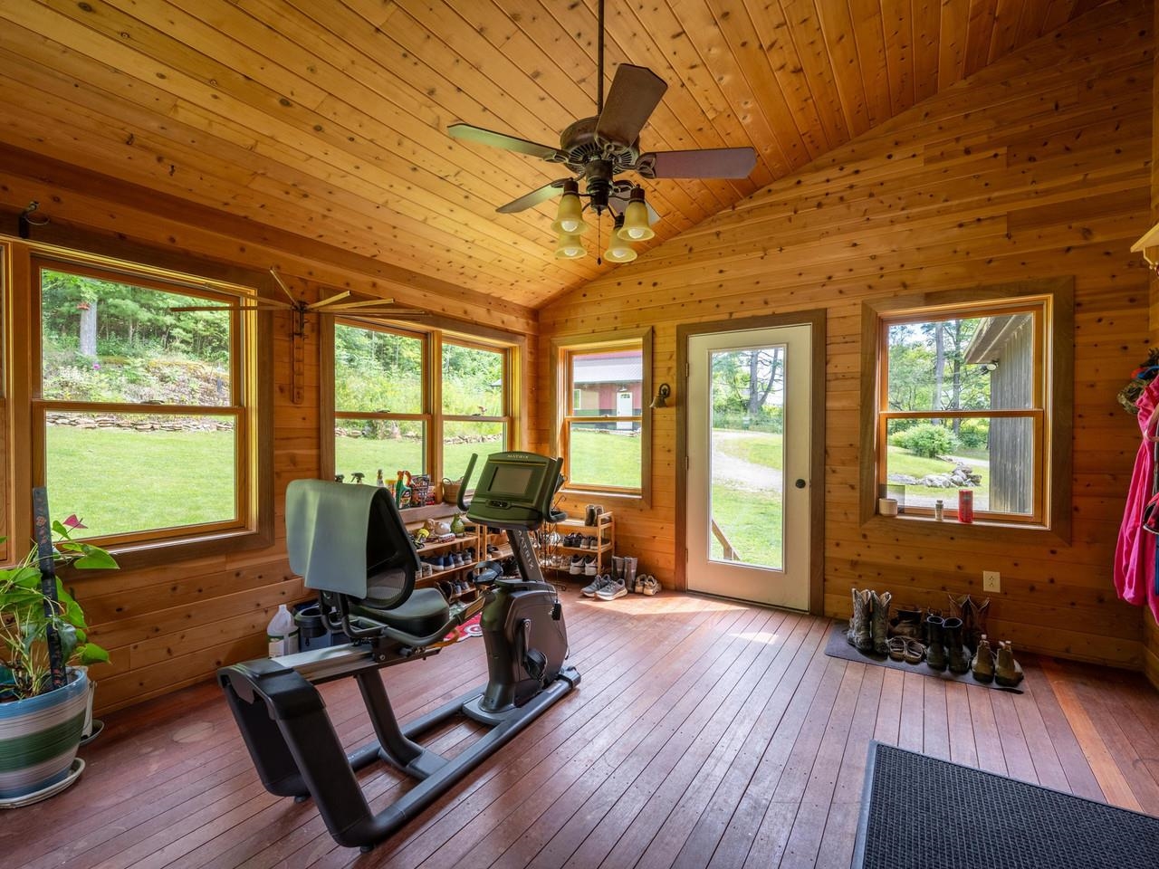 Enclosed porch and mudroom
