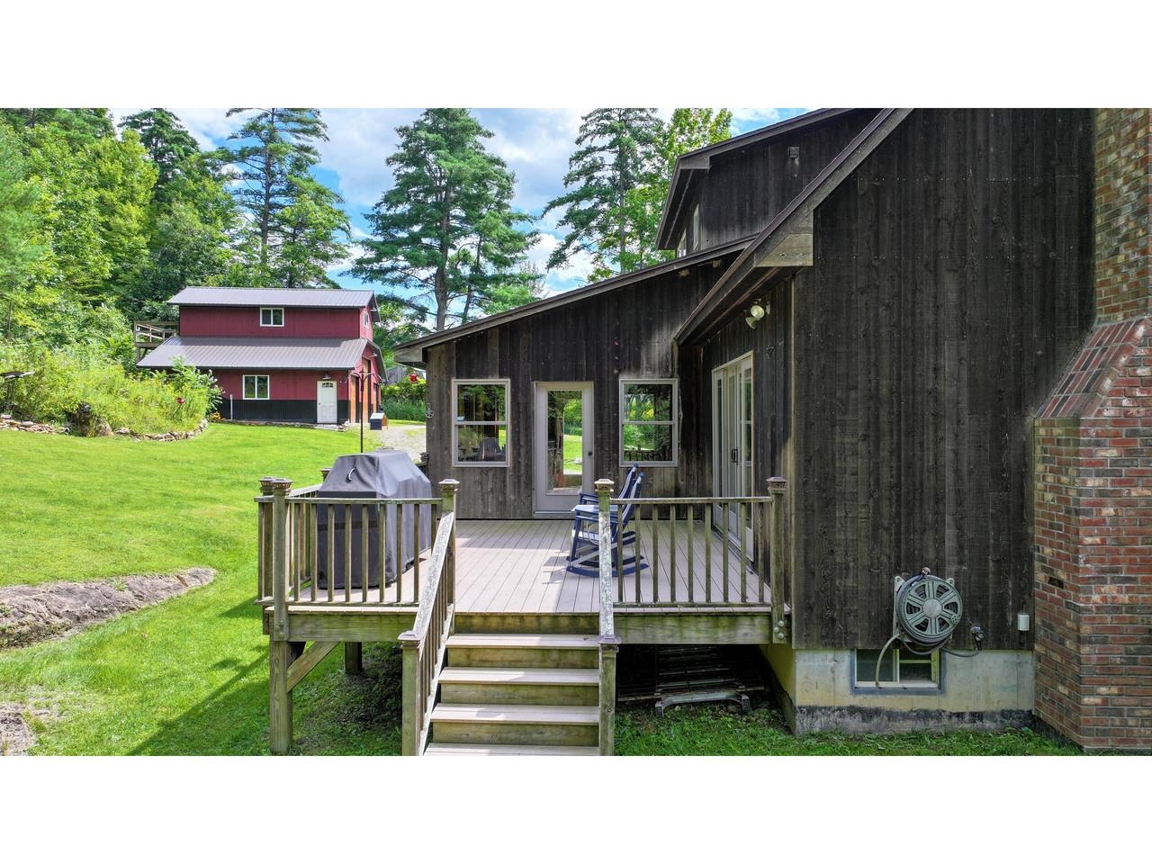 Rear deck off living room