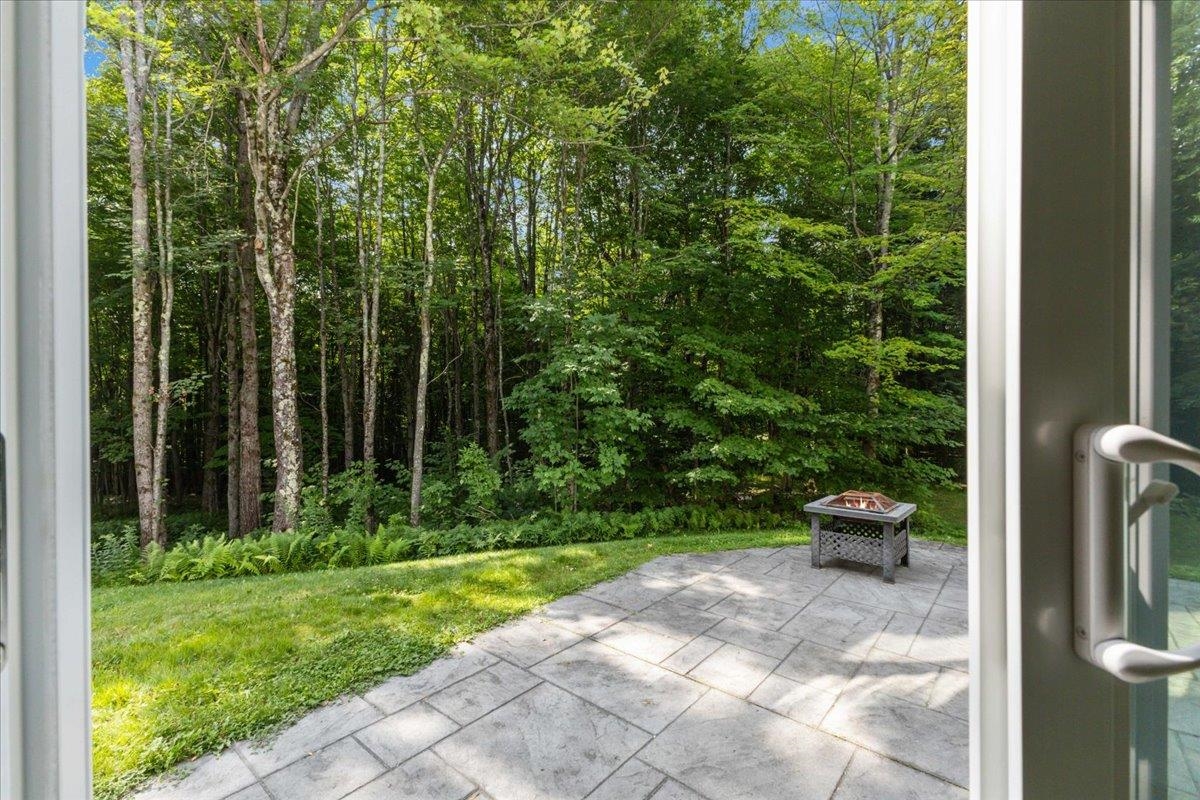 from office/den to back patio