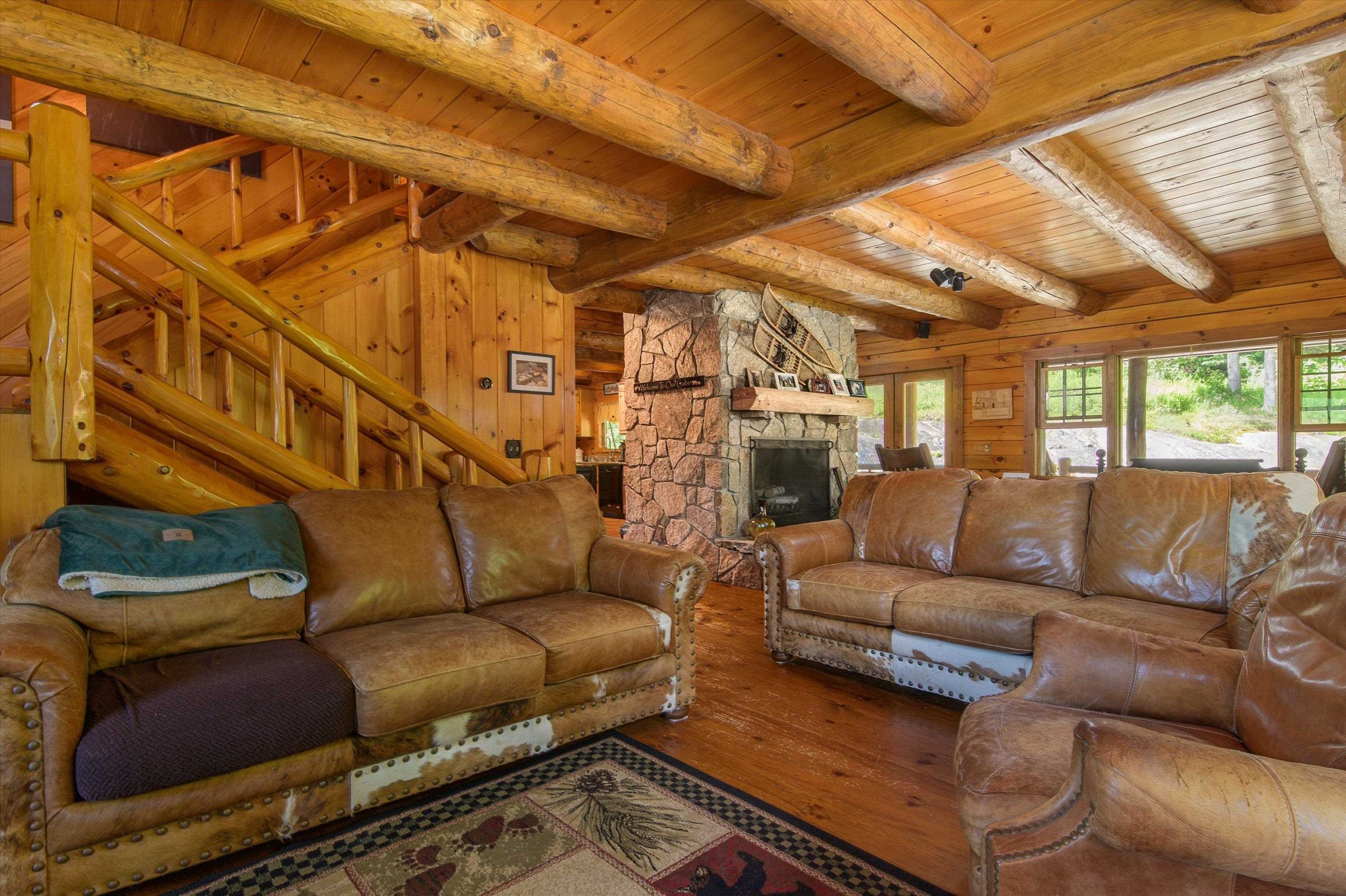 Over-sized family room for gathering with family & friends...