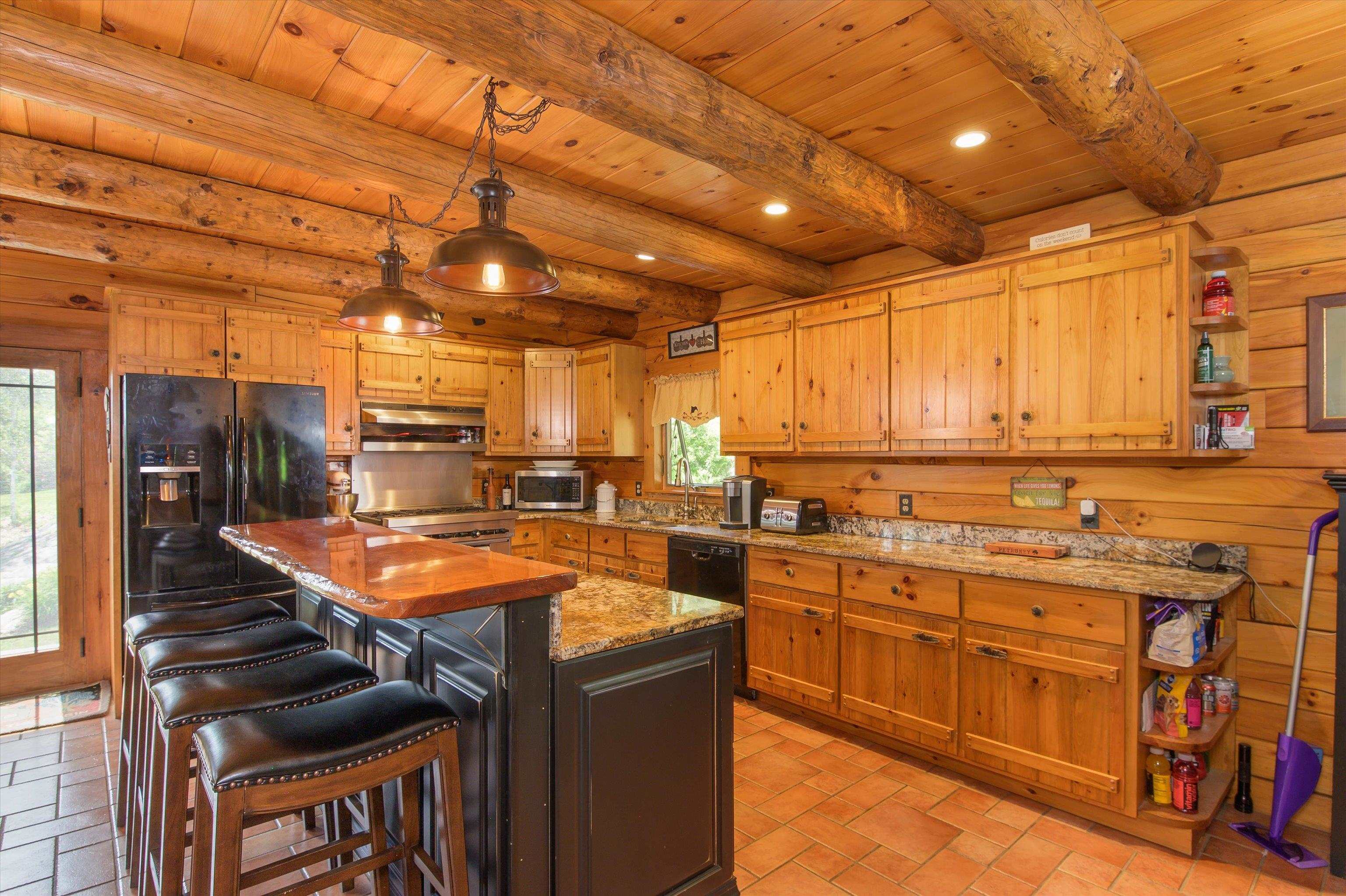 Enjoy the spacious kitchen...