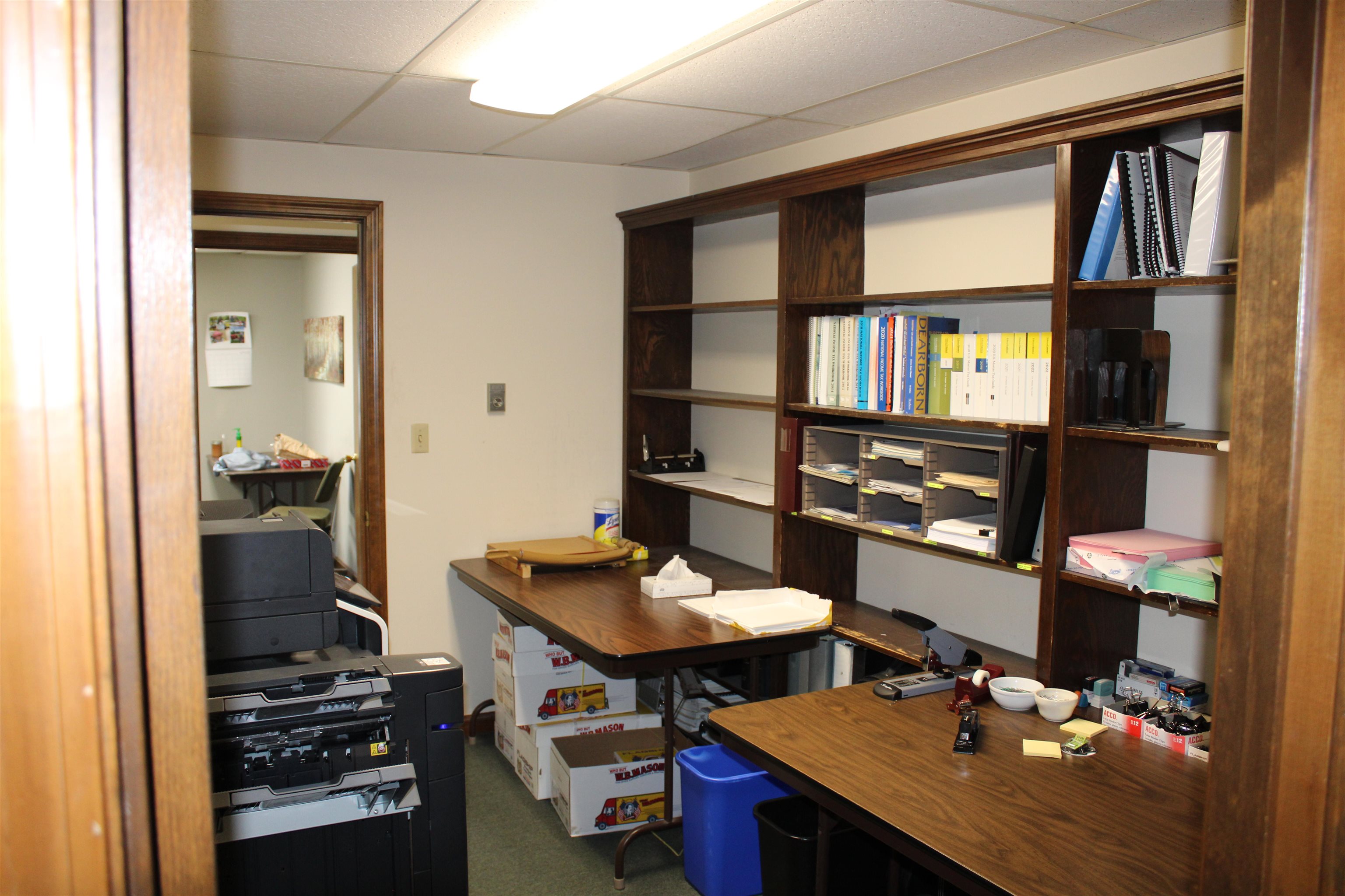 Copier and storage area