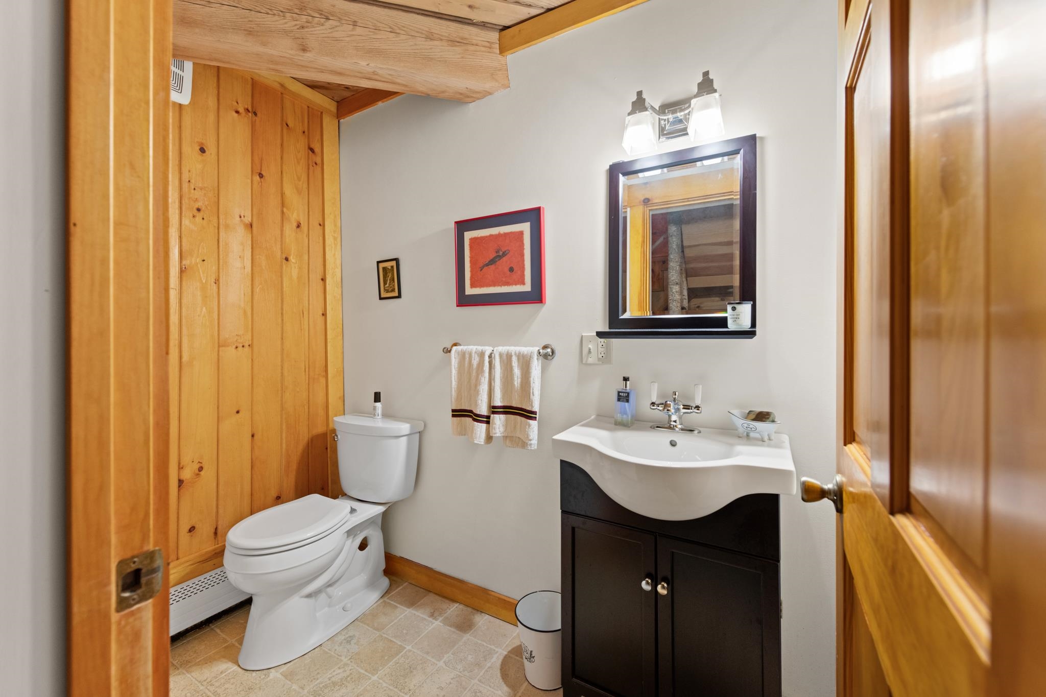 1/2 bathroom on the main level