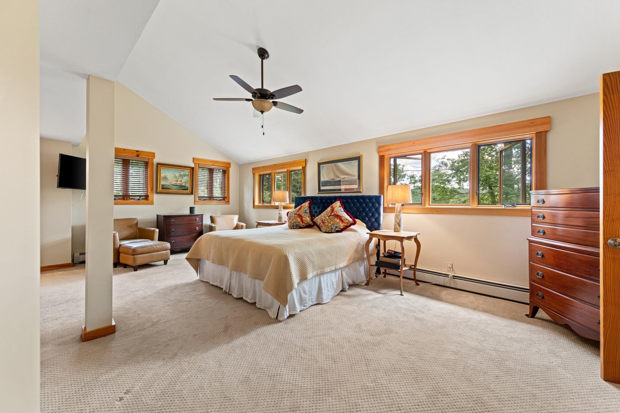 Your bedroom overlooks big Squam
