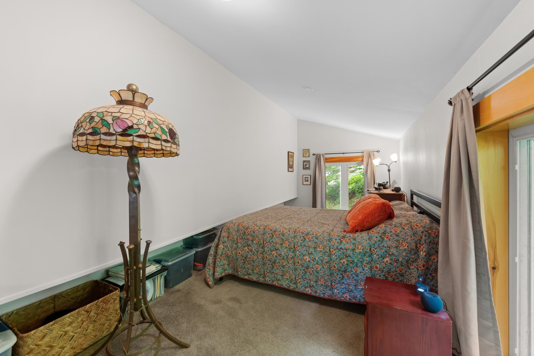 The bedroom in the ADU