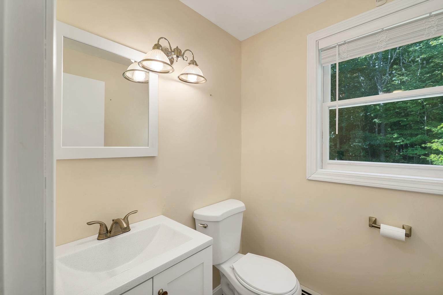 Half bath down
