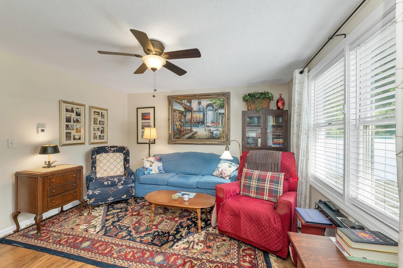 South-facing living room