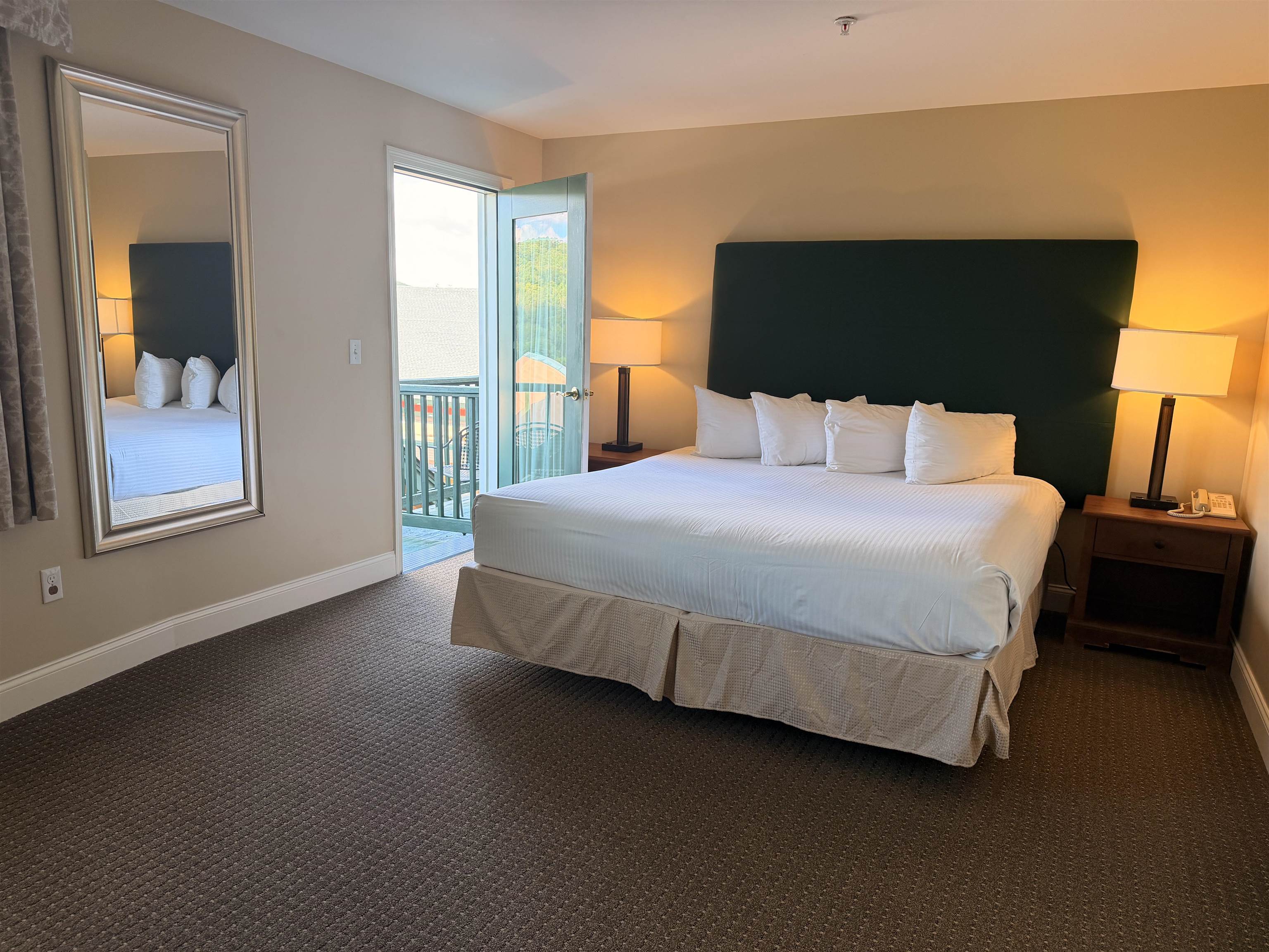 Large bedroom, king bed, deck 26029220