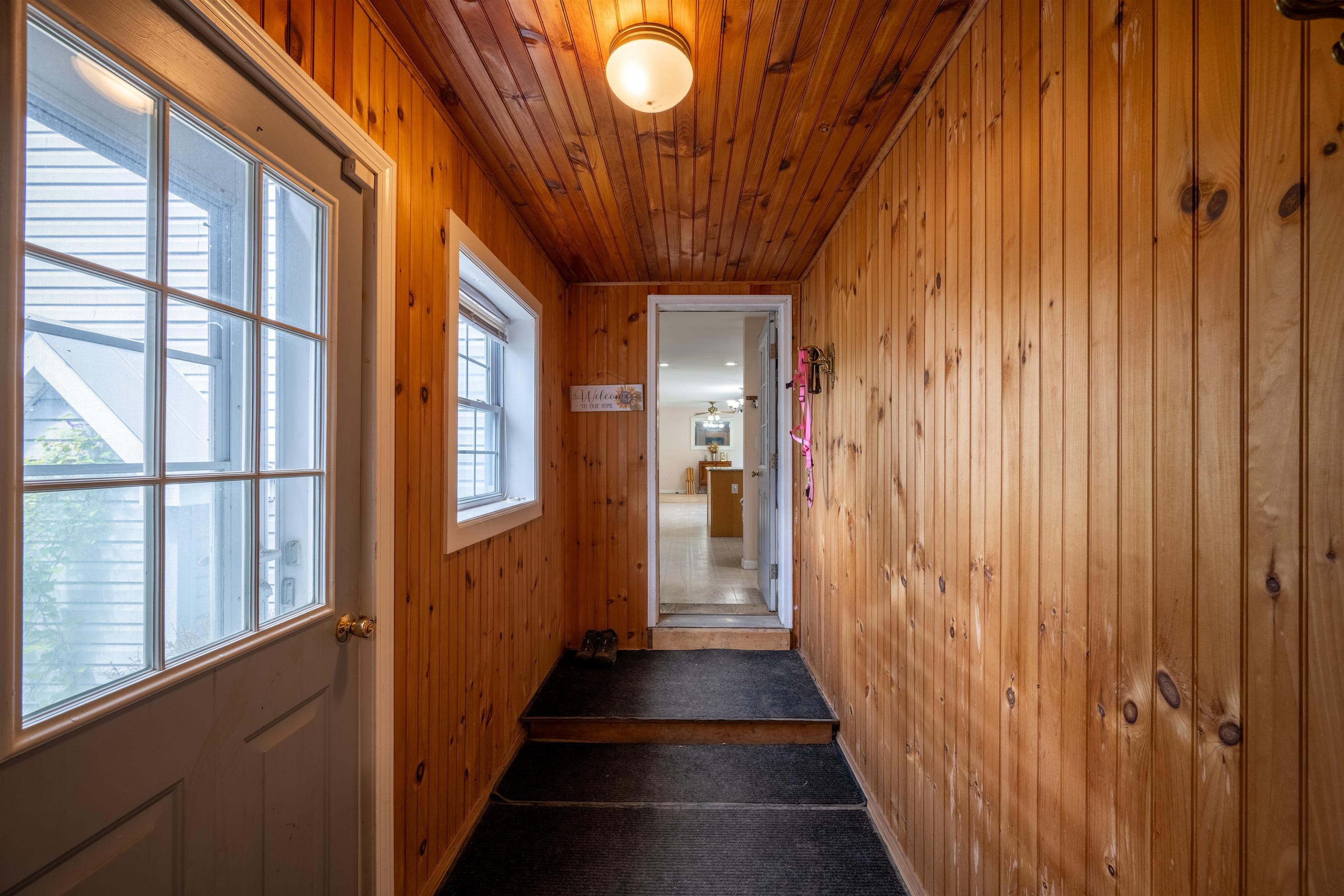 Entry from attached Garage