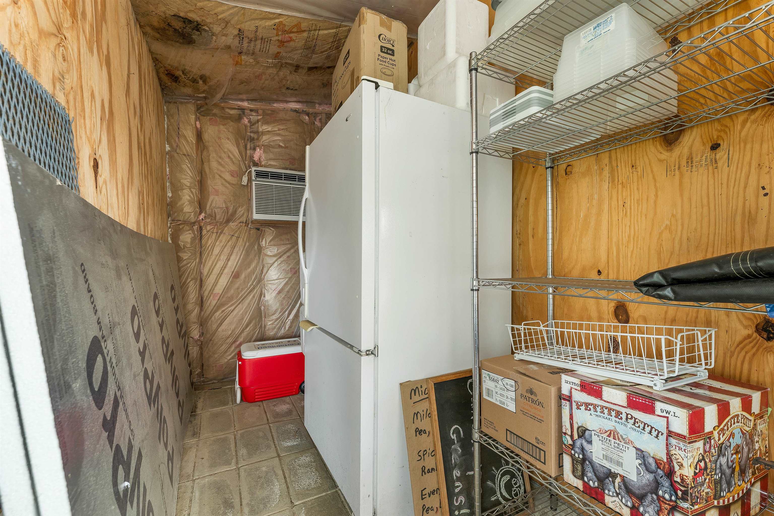 Room for a walk-in cooler or a cold room