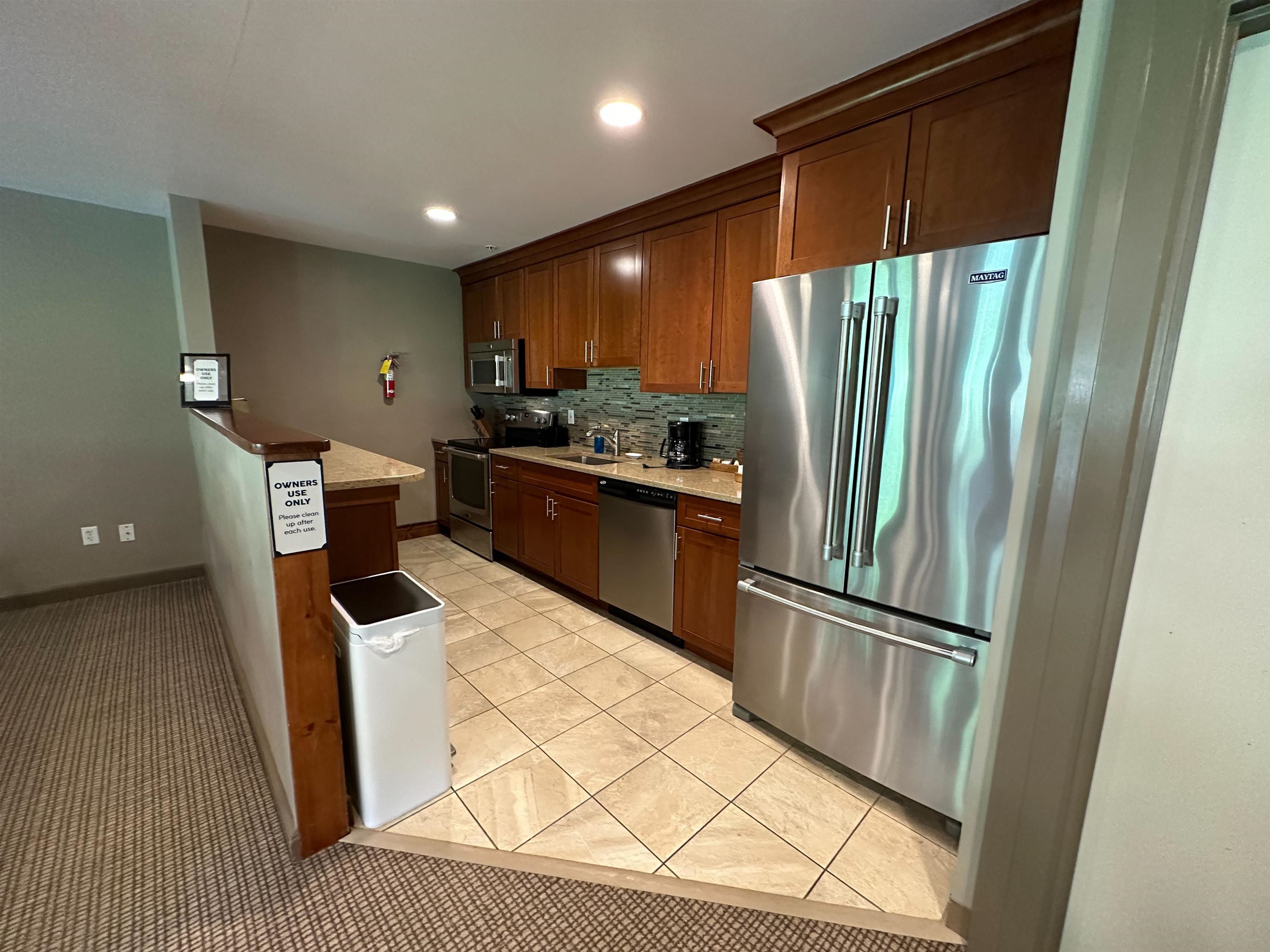 Owners club kitchen