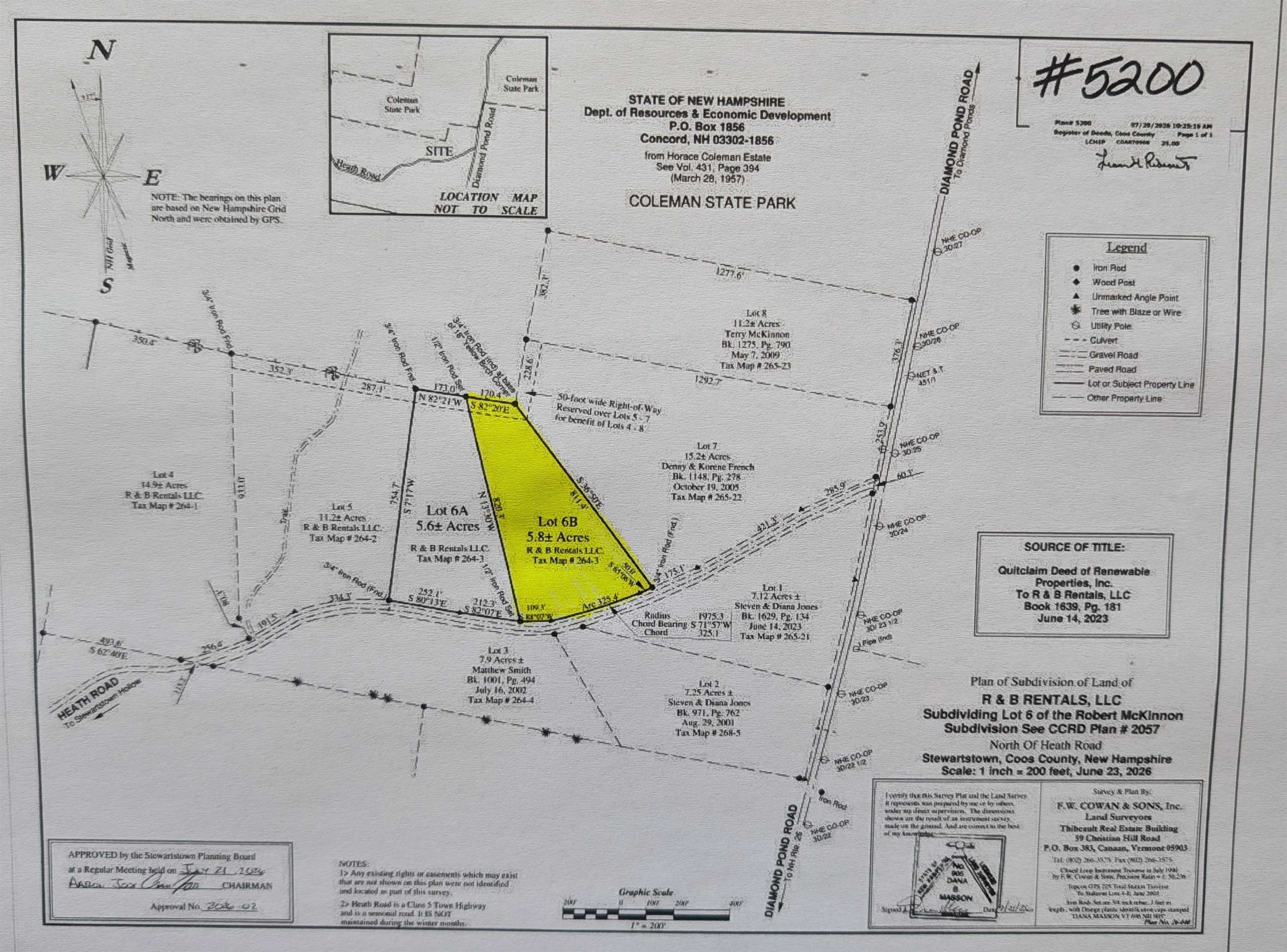 Lot 6B Heath Rd, Stewartstown, NH 03576