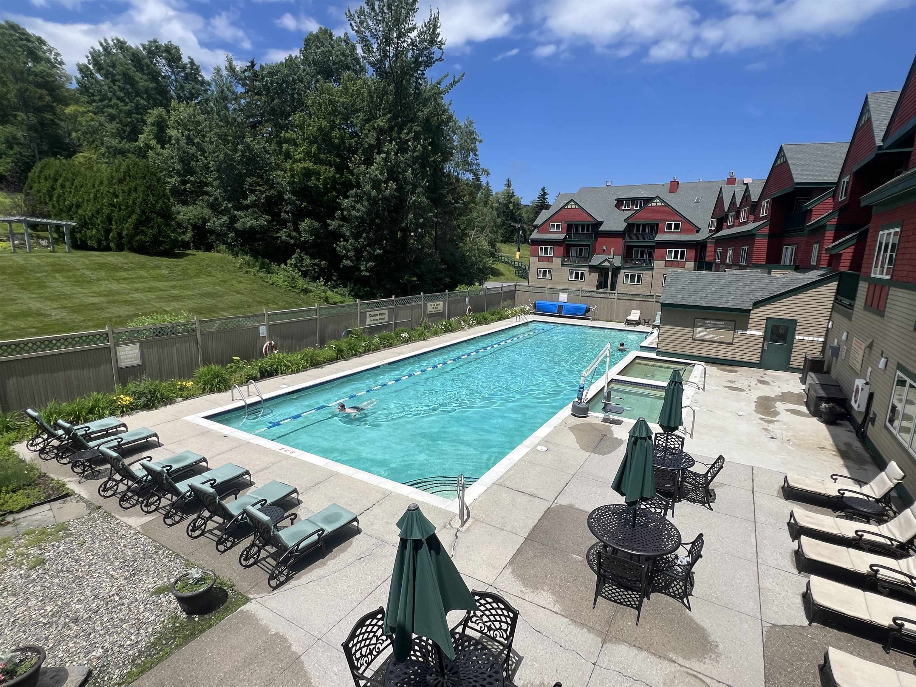 Outdoor year-round pool