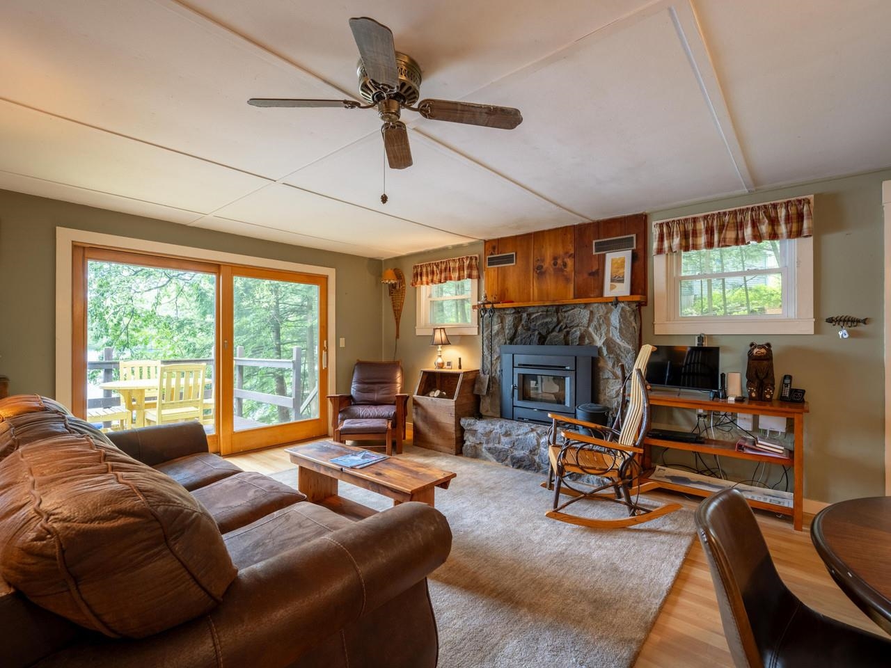 Living Room with Fireplace