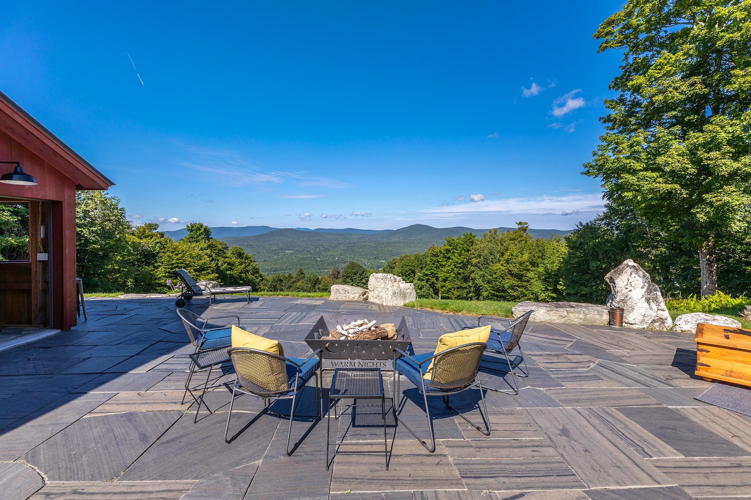 Patio with a view