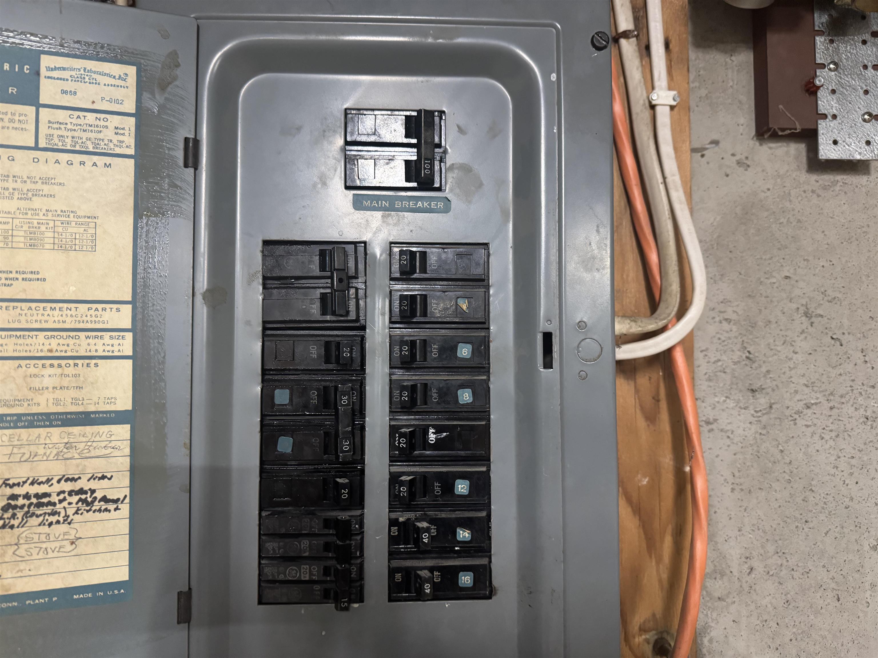 2nd electrical panel for the great room & utilities