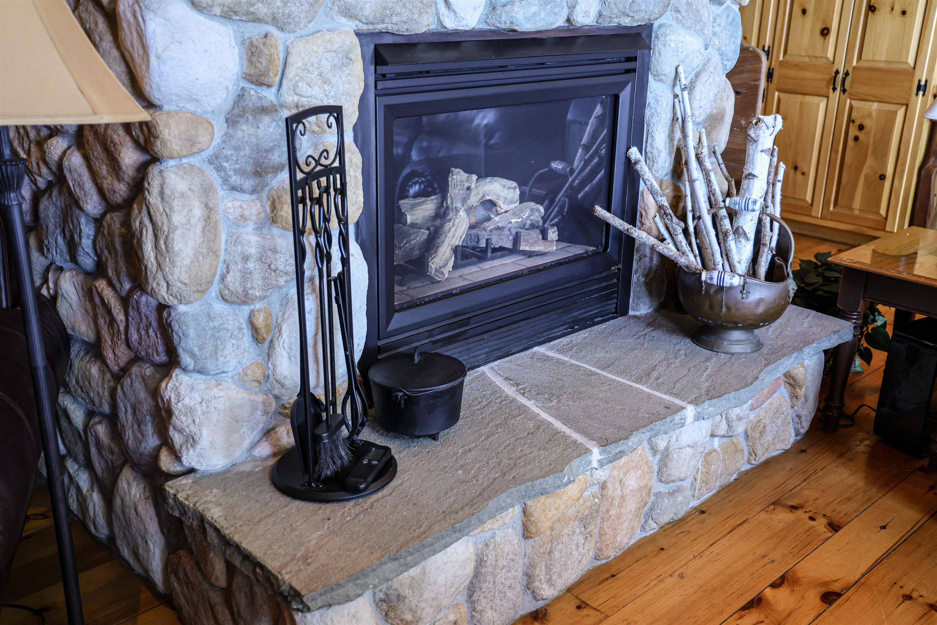 Living Room Gas Fireplace