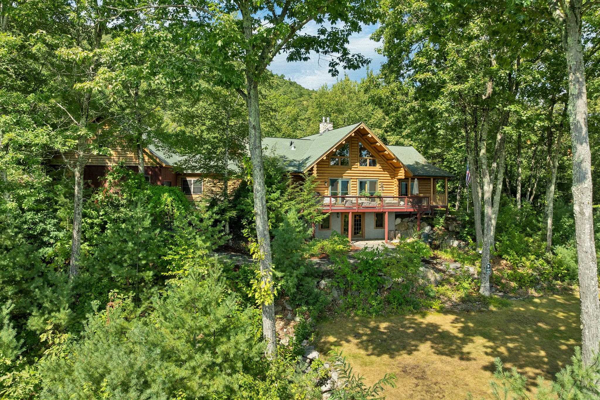 Nestled into the mountain side with gorgeous views