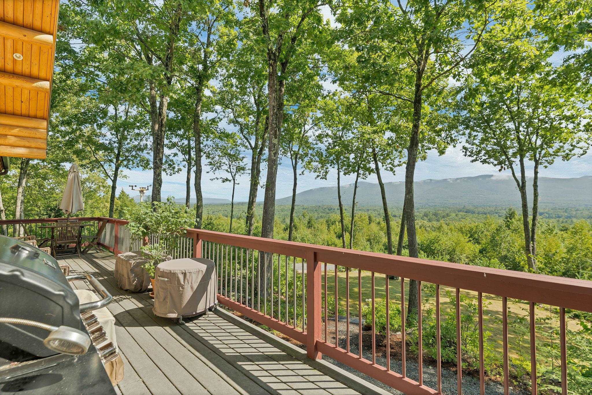 Expansive Deck Across the Front of the Home with VIEWS!!!