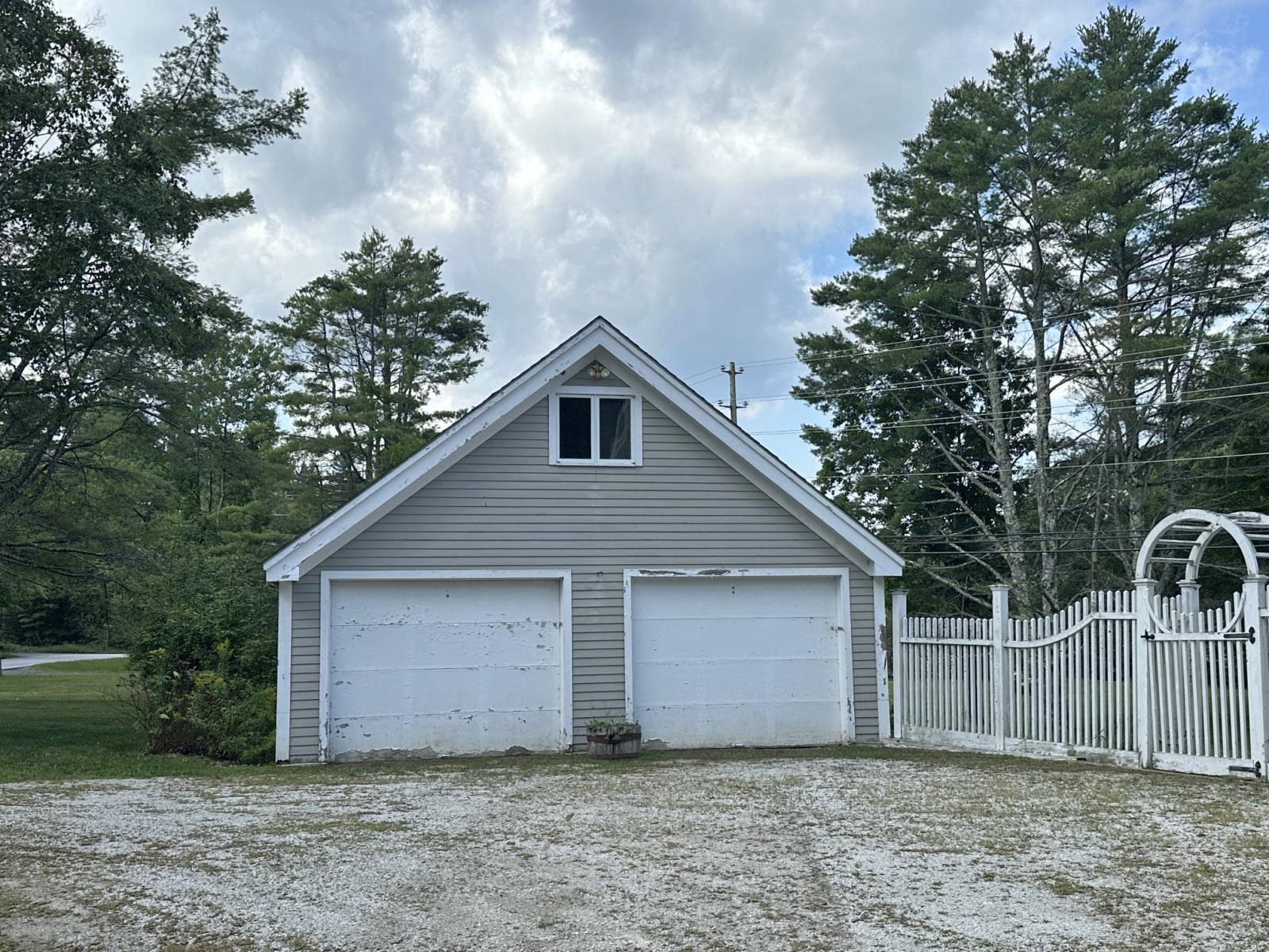 Two-Car Garage with Storage Above