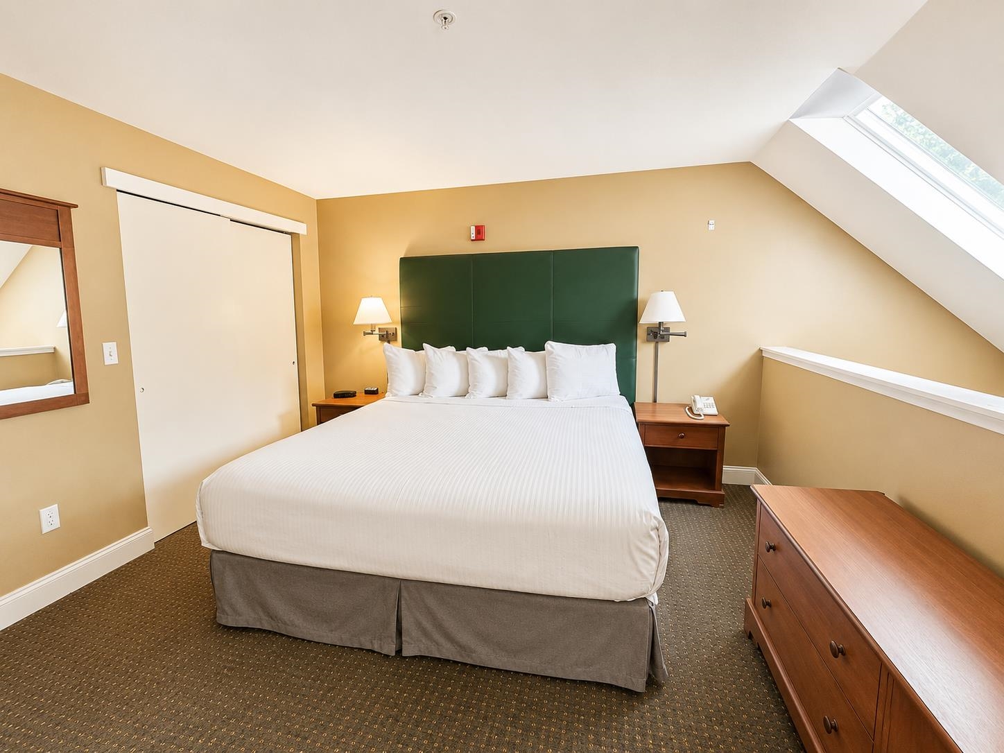 Second floor loft bedroom