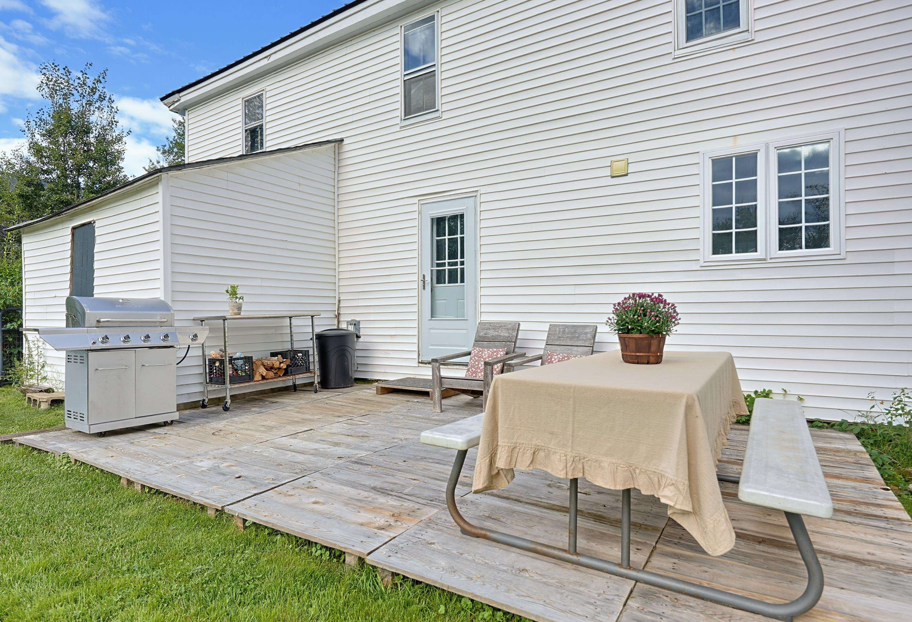 Patio area for gatherings