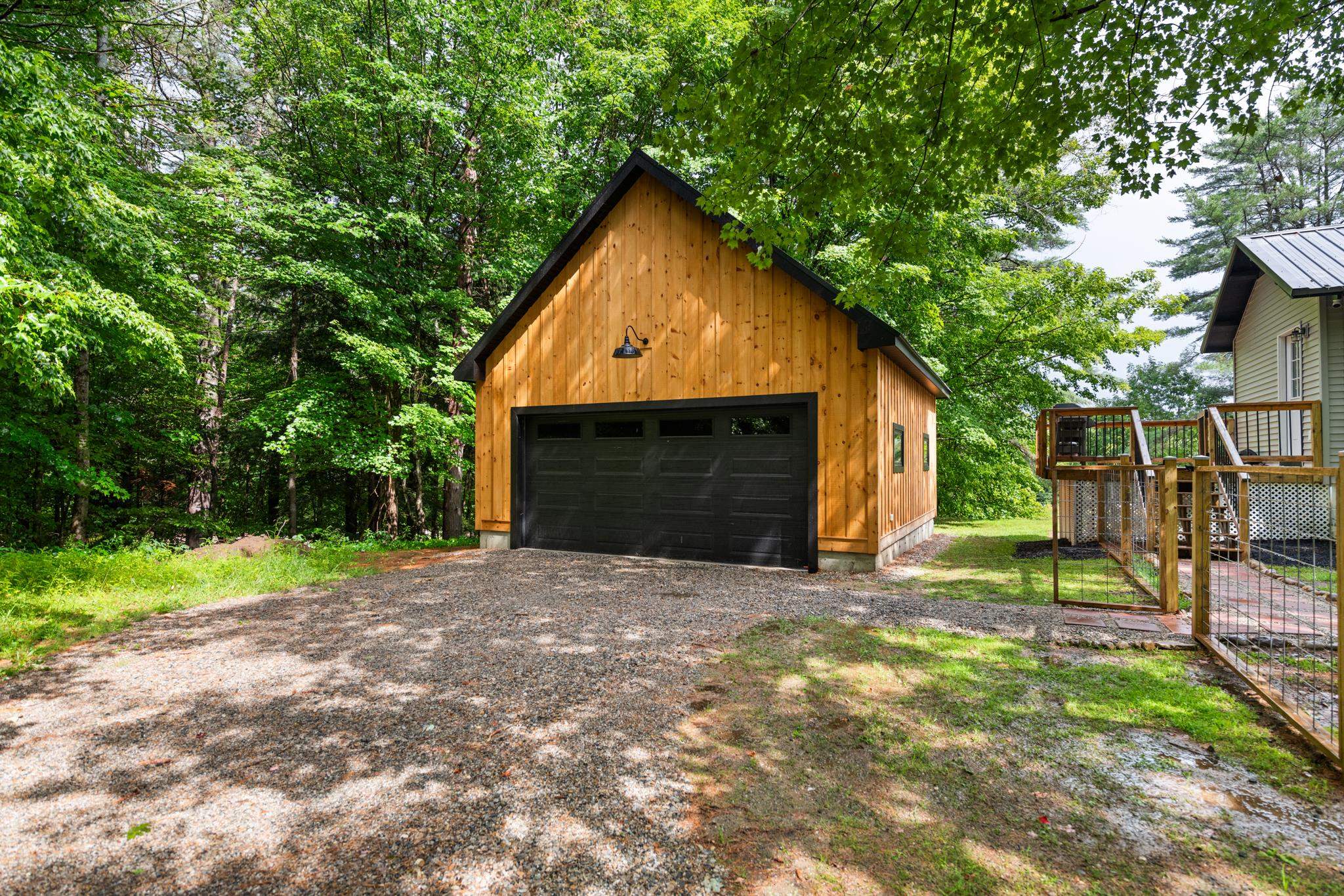 new garage with tesla charger