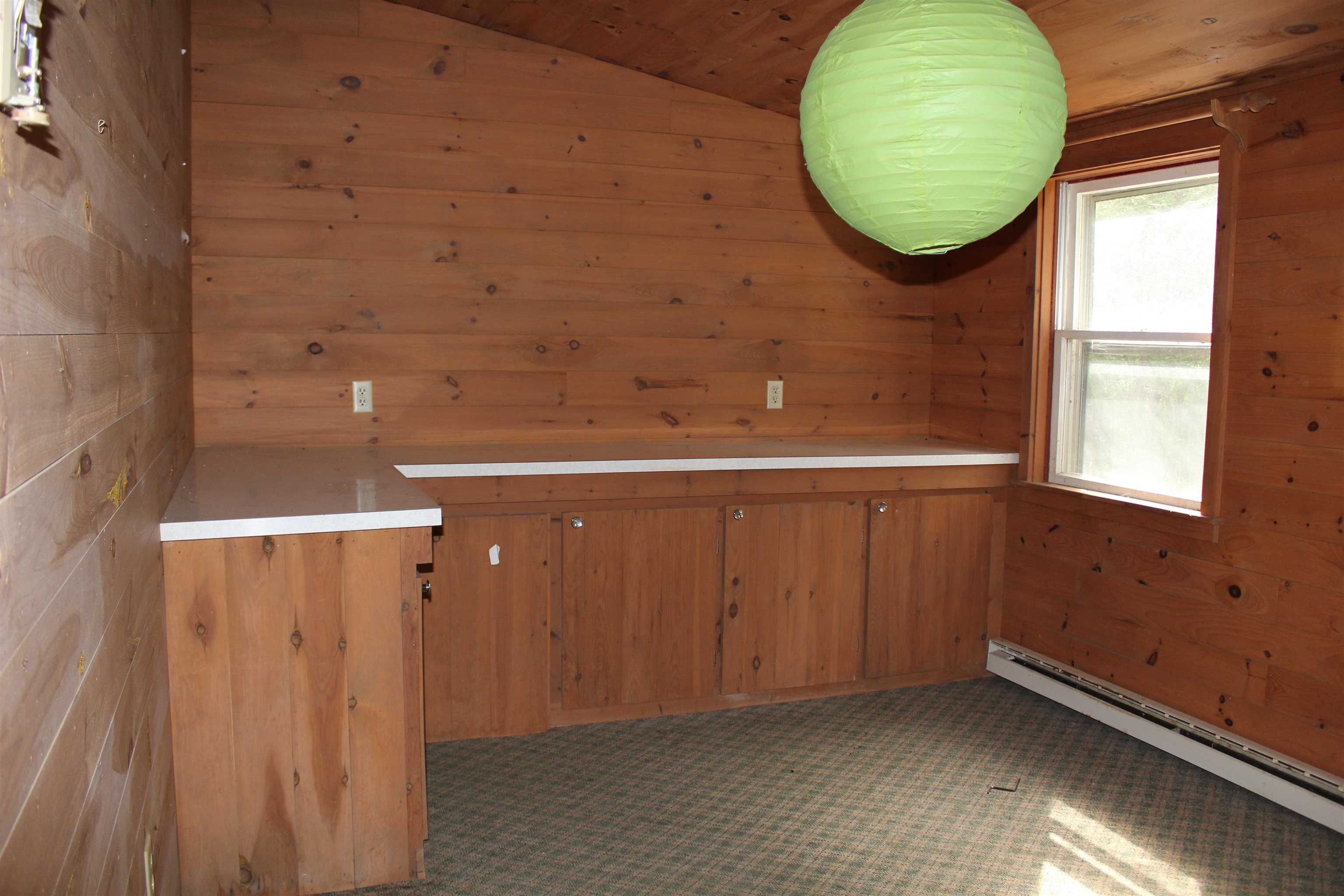 Heated office in barn