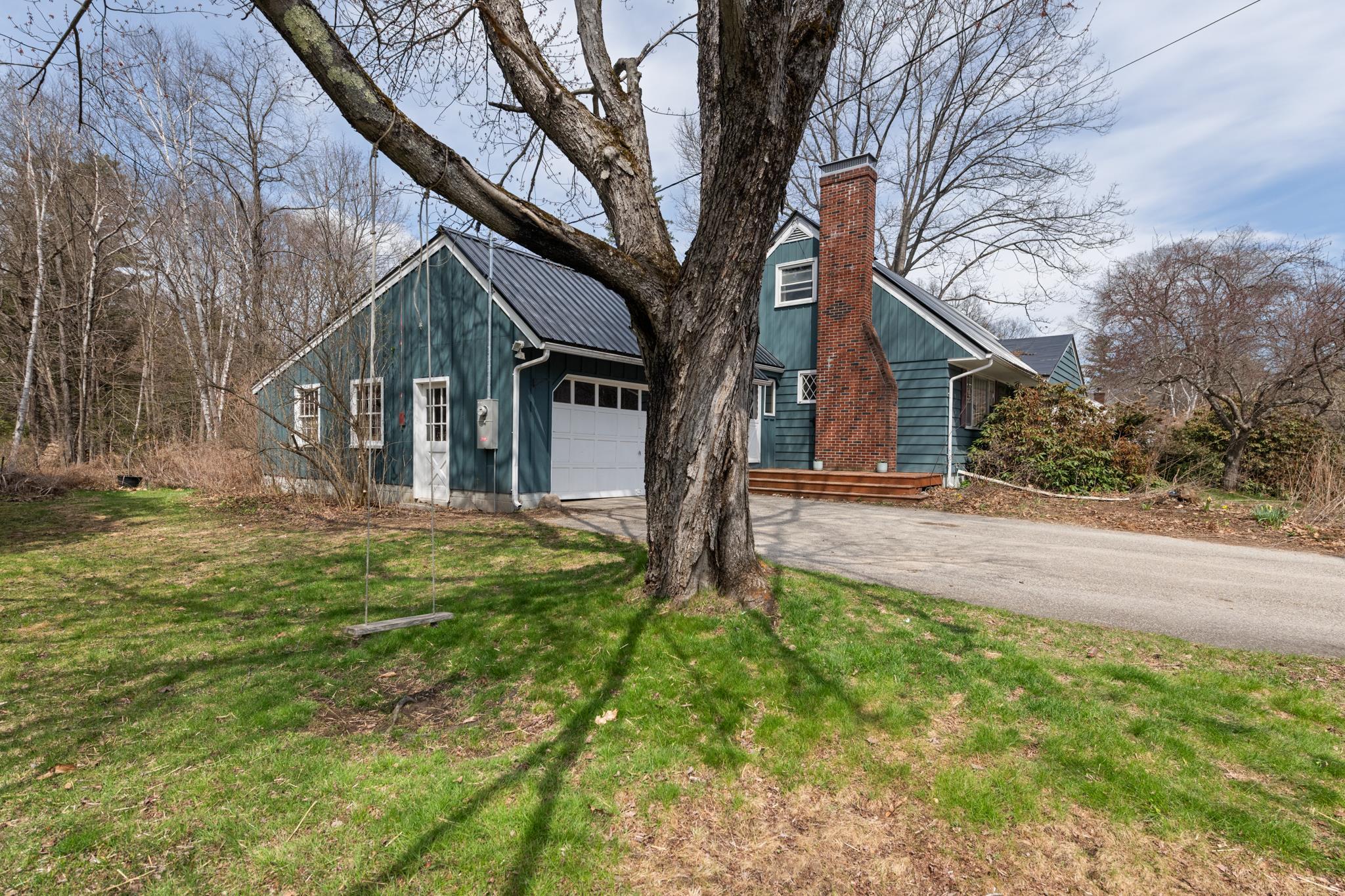 Oversized attached garage