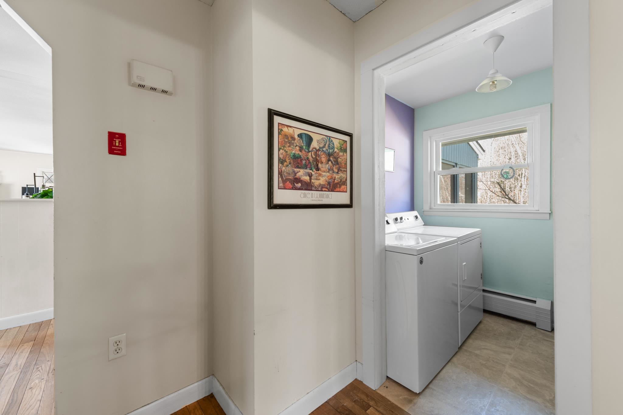 First floor laundry